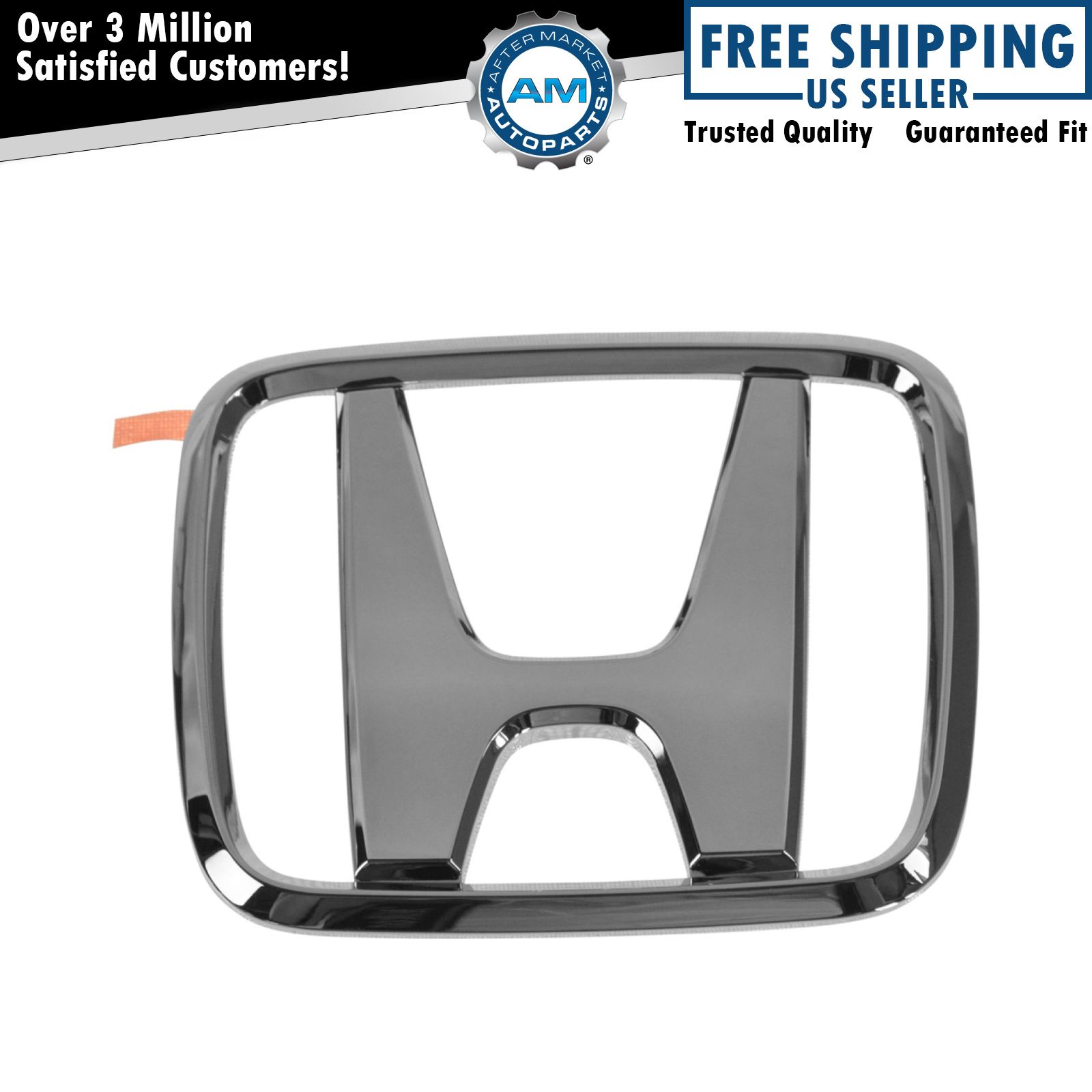 OEM Grille Mounted Chrome Honda H Emblem Nameplate for CRV Odyssey New