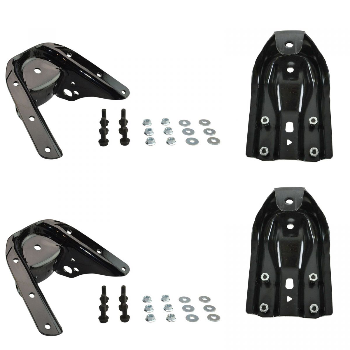 Forward And Rearward Leaf Spring Shackle Bracket Hanger Set For Chevy Gmc