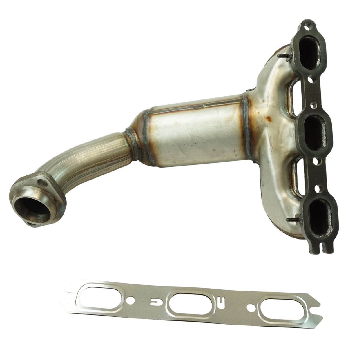 Rear Exhaust Manifold with Catalytic Converter & Gasket for Dodge