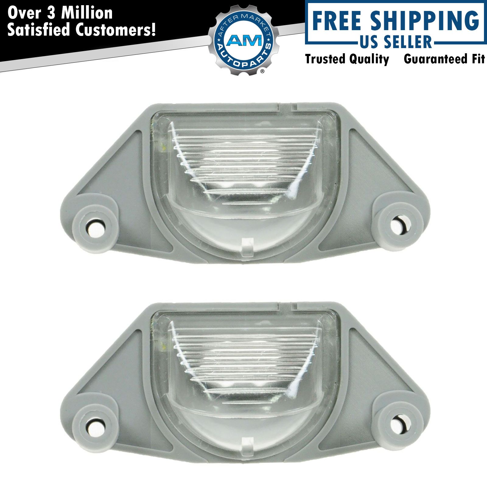Dorman License Plate Light Lamp Pair Set of 2 for Buick Chevy GMC Olds Pontiac