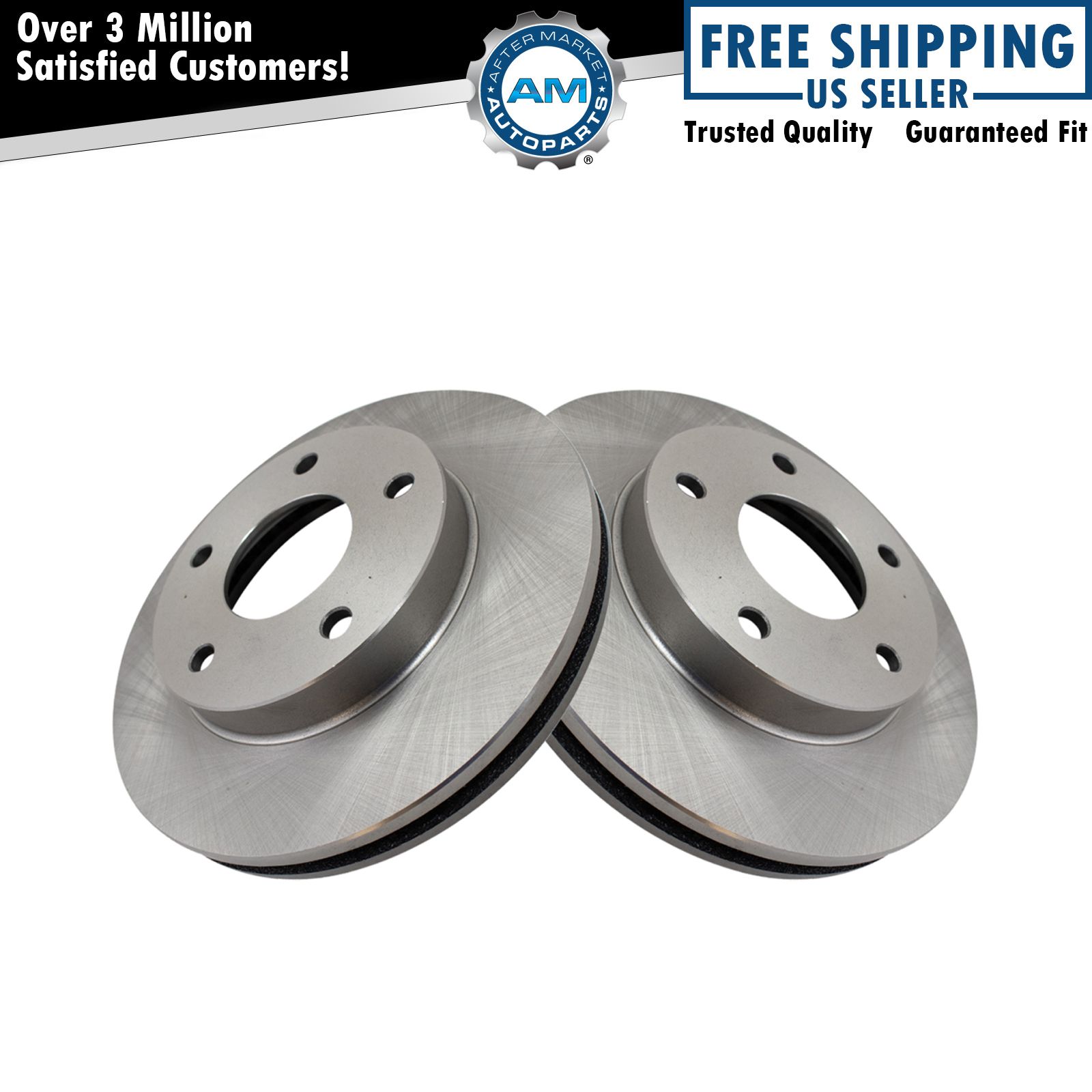 Brake Rotor Front or Rear Pair Set for Buick Cadillac Chevy GMC Olds