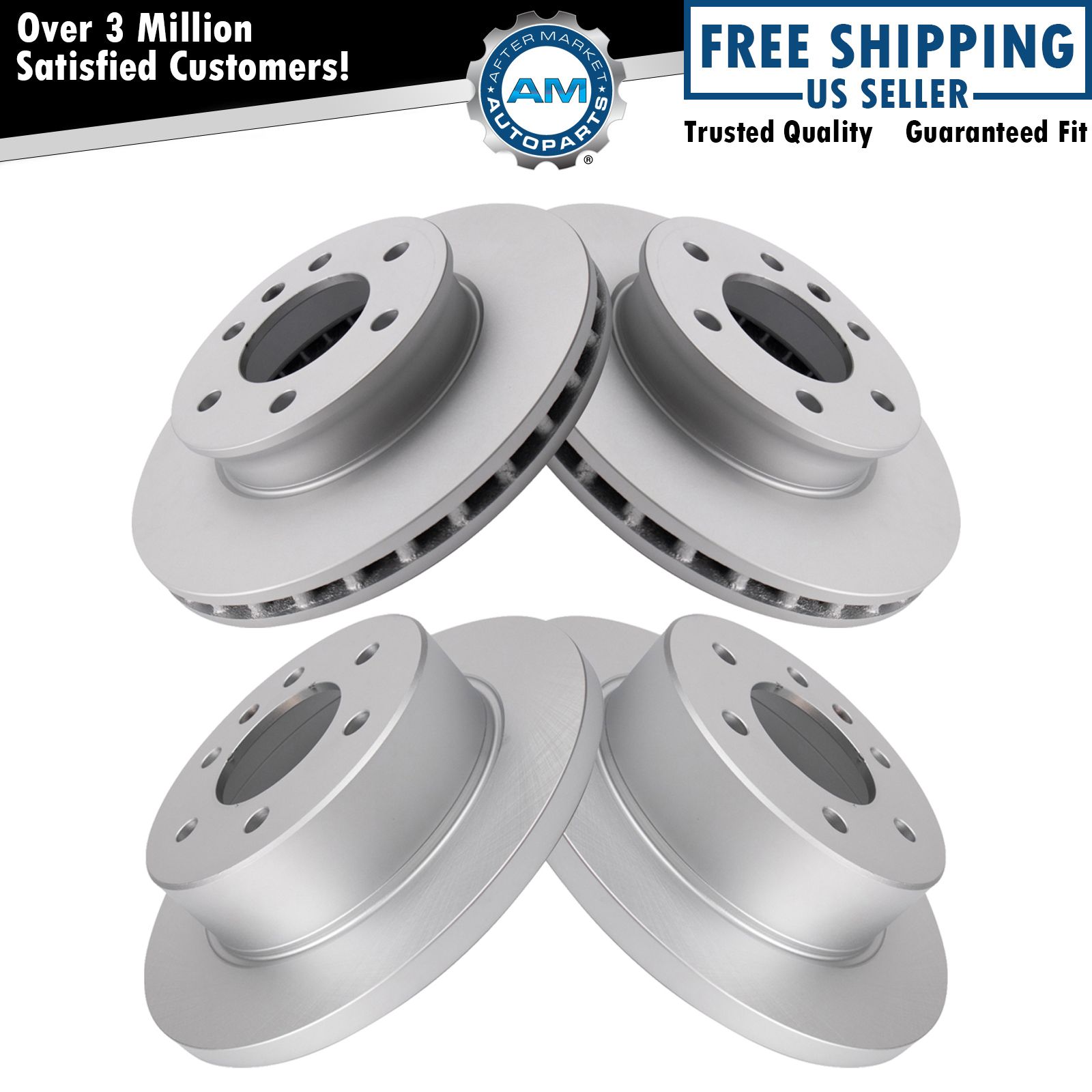 <b>4 Piece Brake Rotor Set</b>