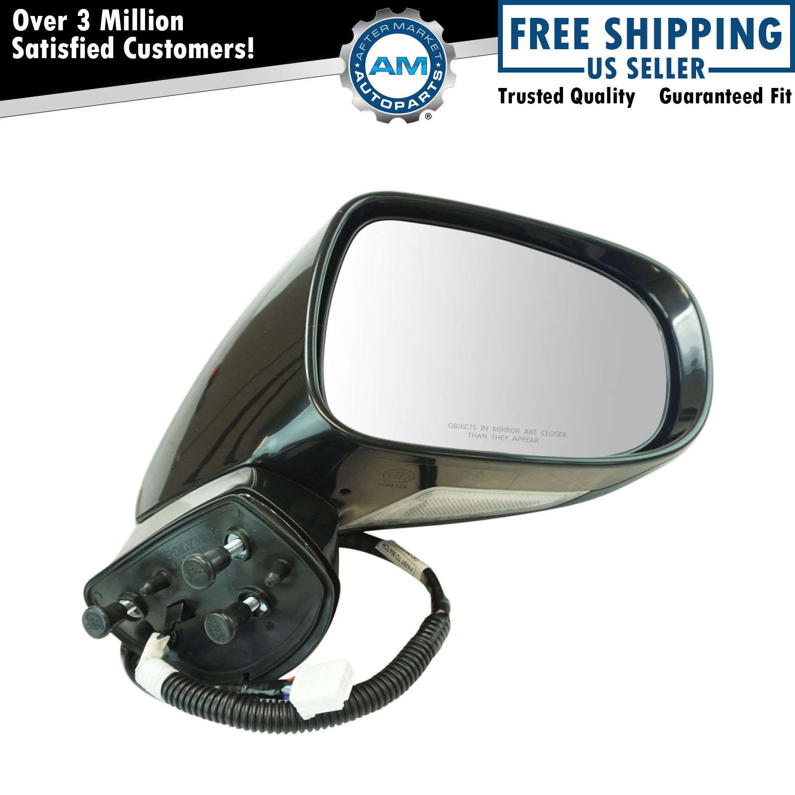 Exterior Power Heated Memory w/ Signal Puddle Light Mirror LH RH Pair for Venza