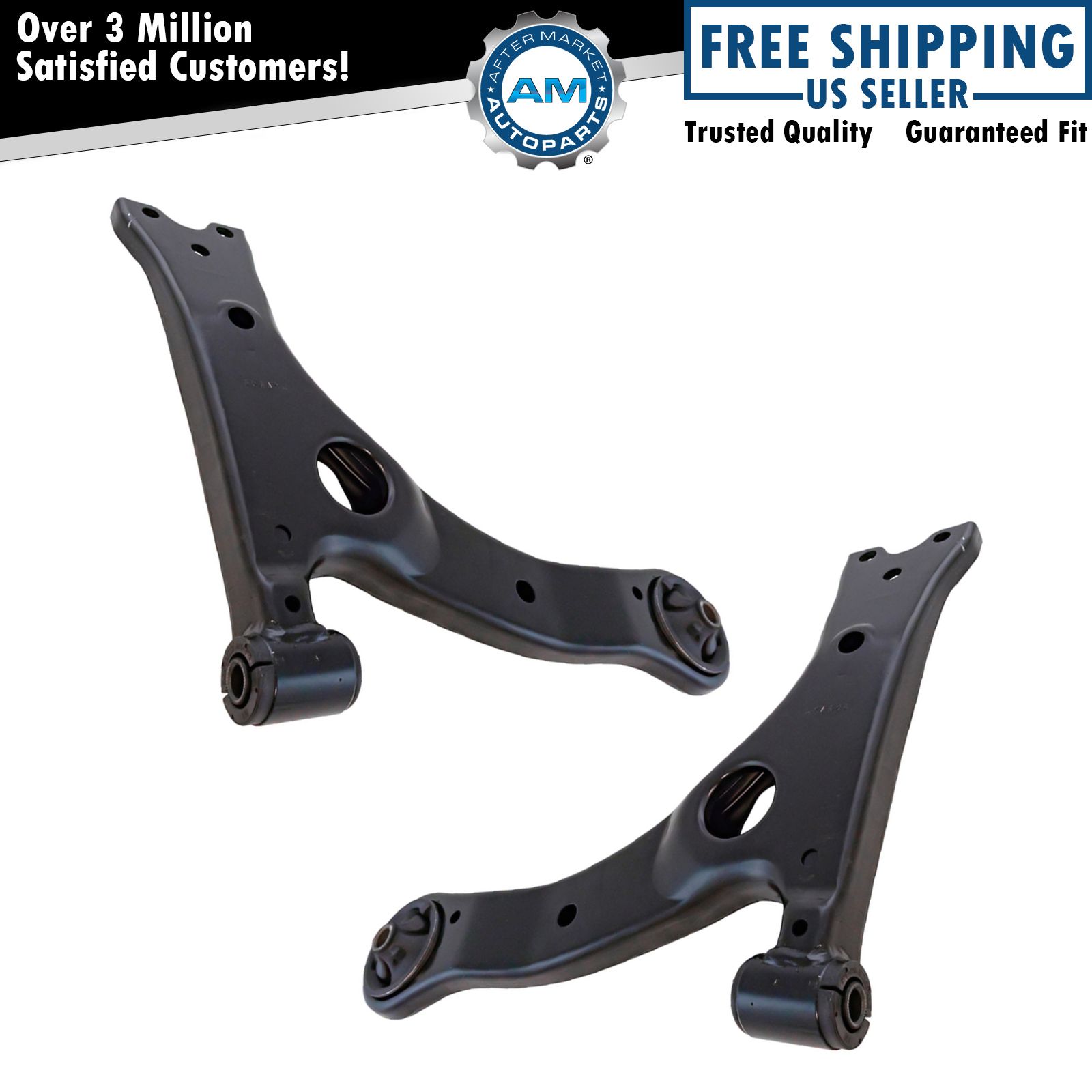 Front Lower Suspension Control Arm Pair Driver & Passenger Sides for Corolla