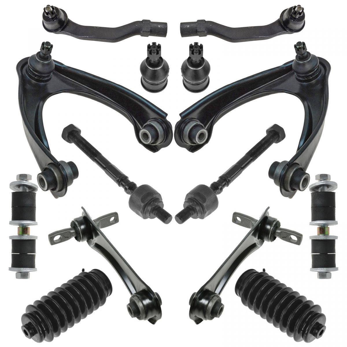 Control Arm Ball Joint Tie Rod Sway Bar Link Steering Suspension Kit Set 14pc eBay