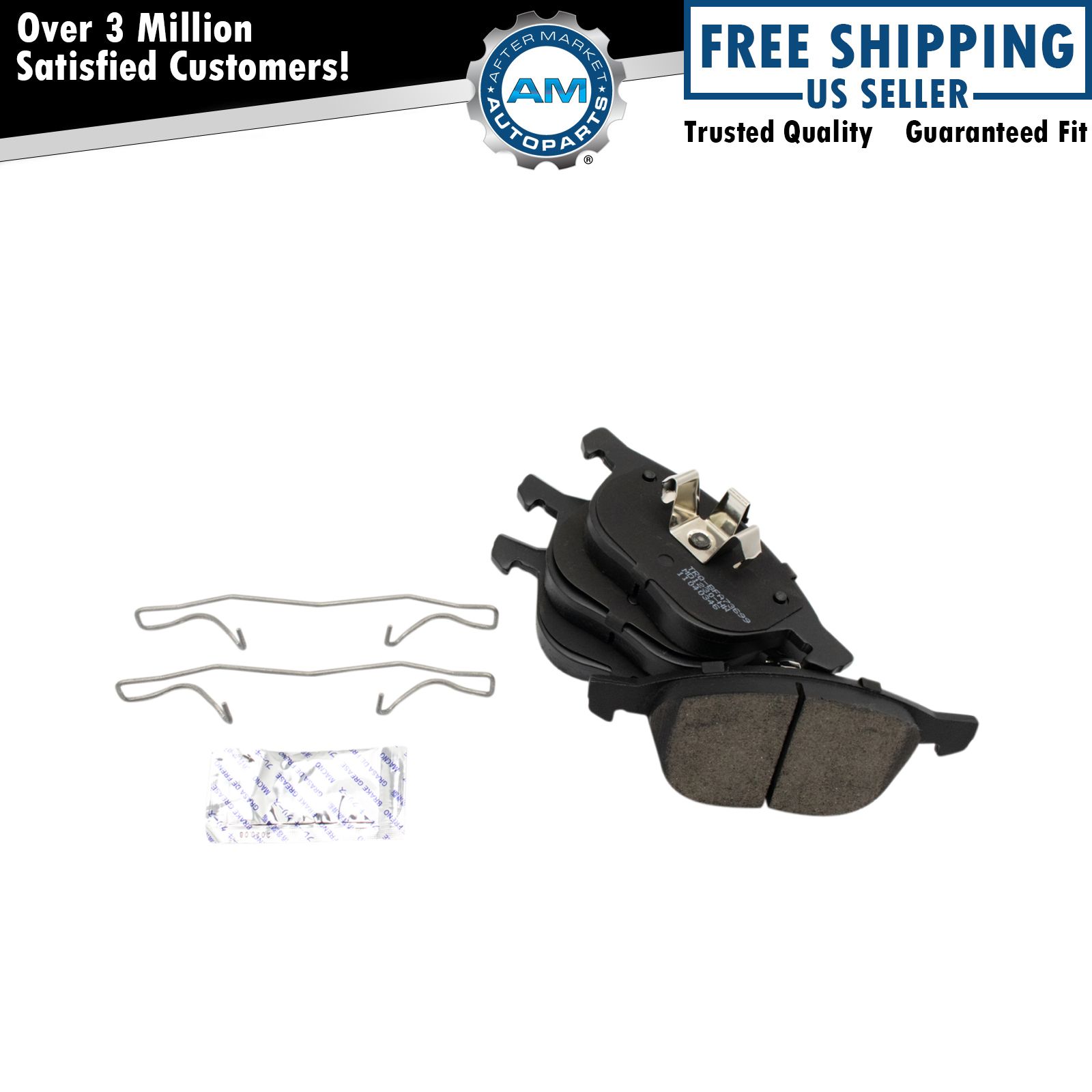 Front Metallic Disc Brake Pads Set Kit for 0709 Mazda3 eBay