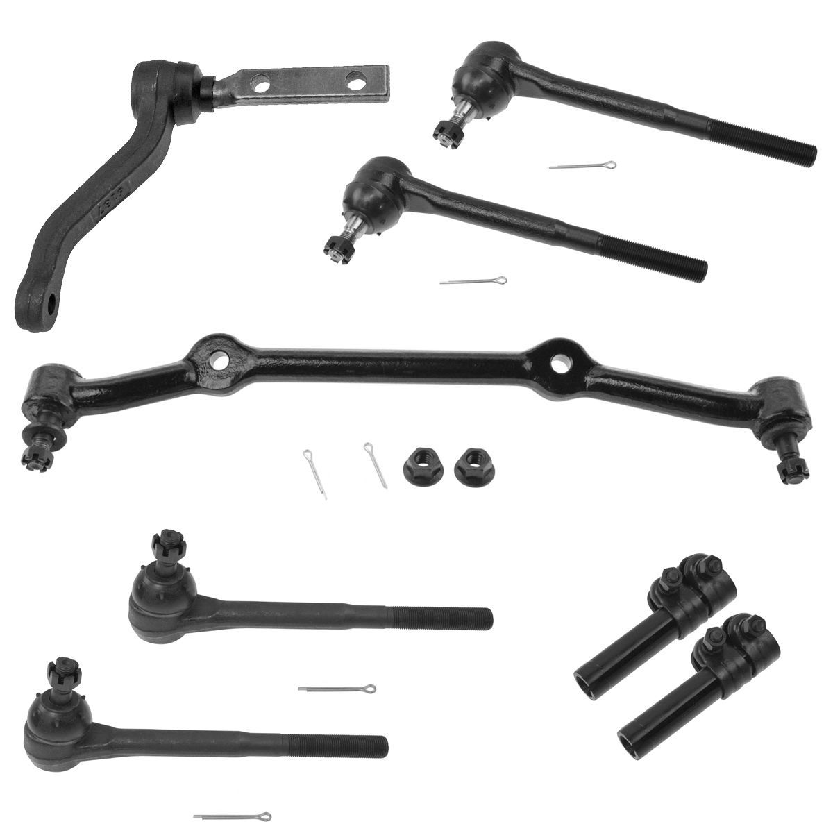 8 Piece Kit inner Outer Tie Rod End Idler Arm Center Drag Link LH RH Set New eBay