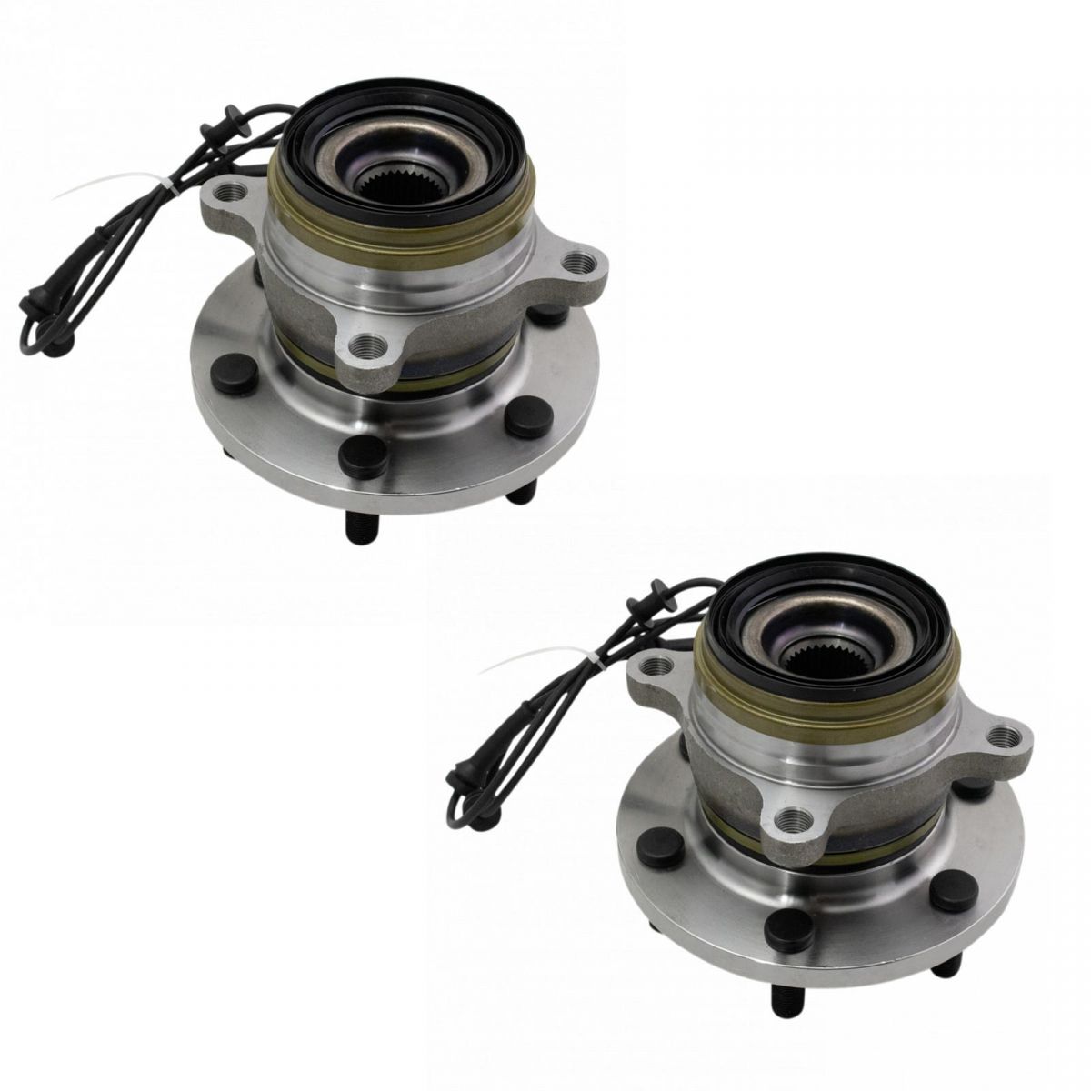 Front Wheel Bearing & Hub Assembly Pair Set LH & RH Sides for Nissan