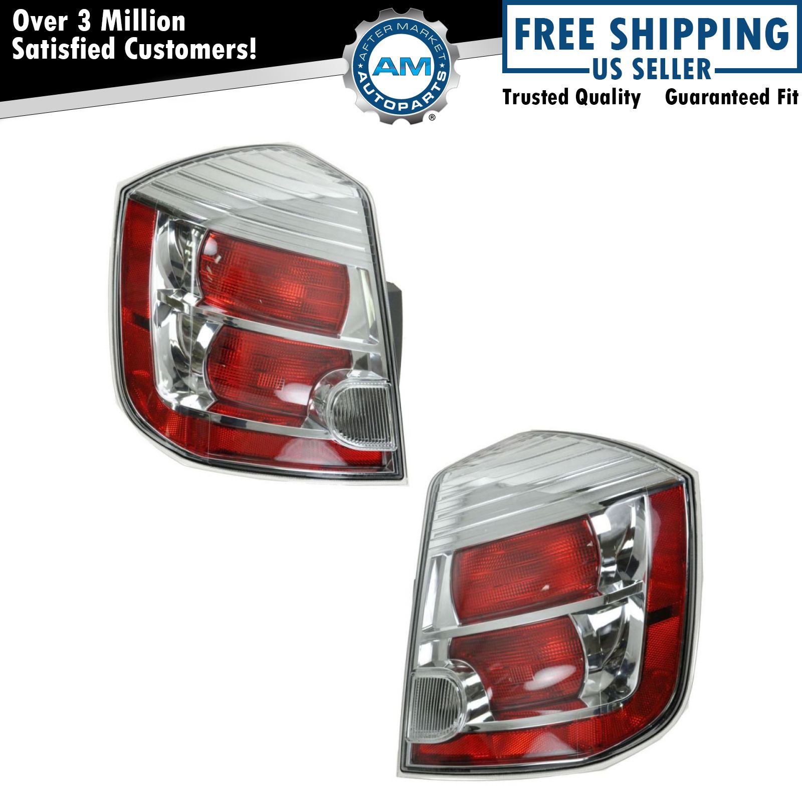 Tail Lights Set For 2010-2012 Nissan Sentra NI2800187 NI2801187