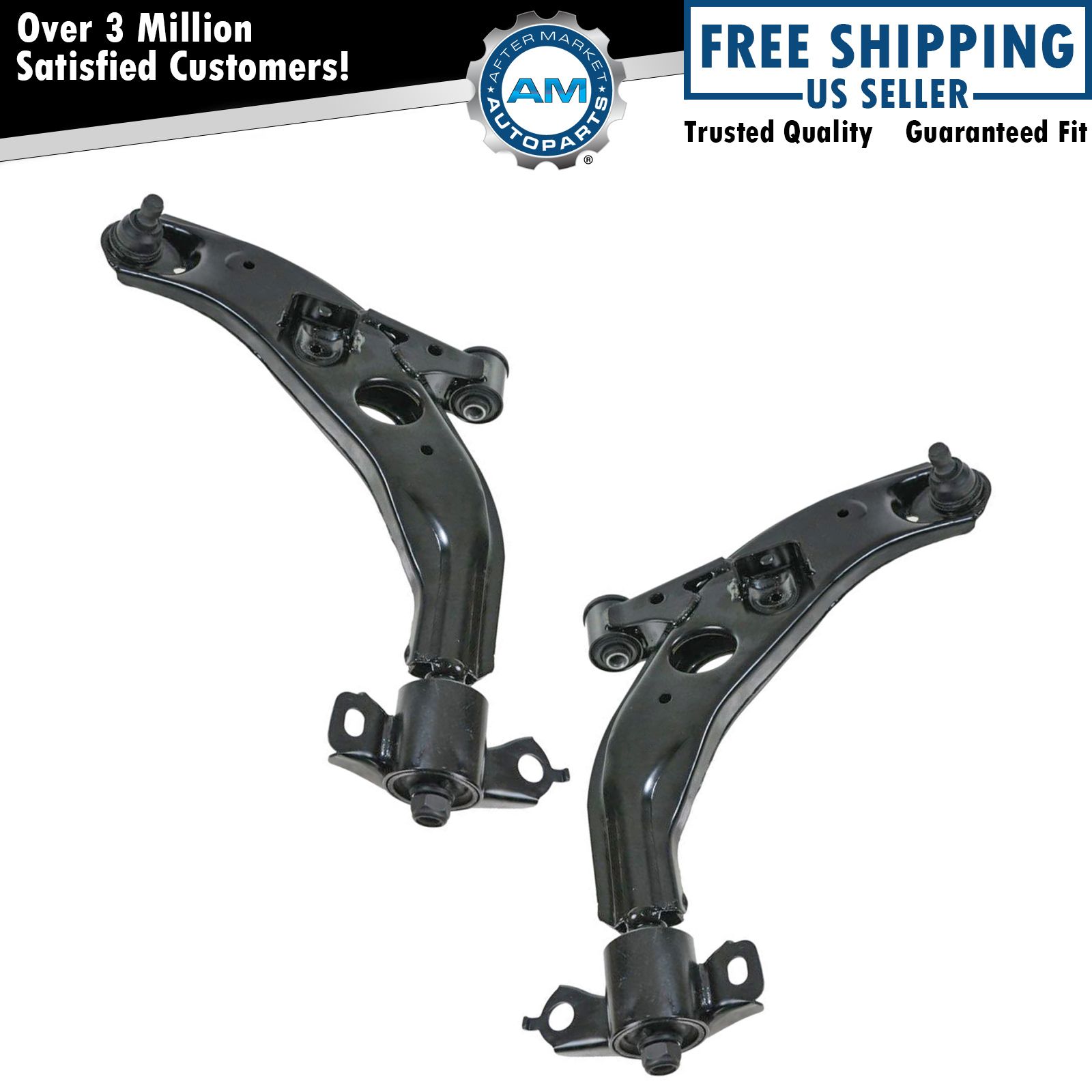 Front Lower Control Arms w/ Ball Joints Pair Set for Ford Probe Mazda 626 MX-6