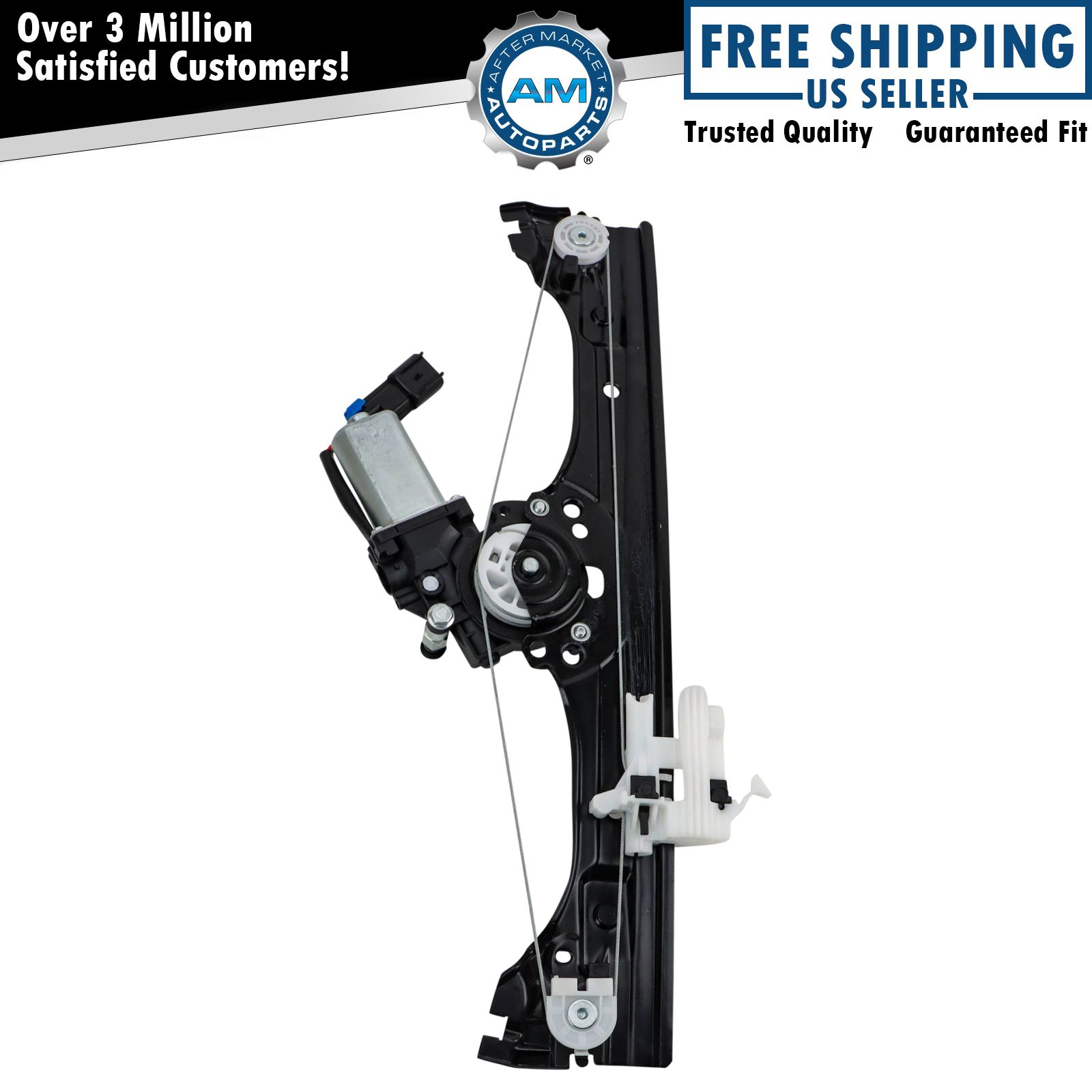 Front Left Window Regulator & Motor For 2012-2019 Fiat 500