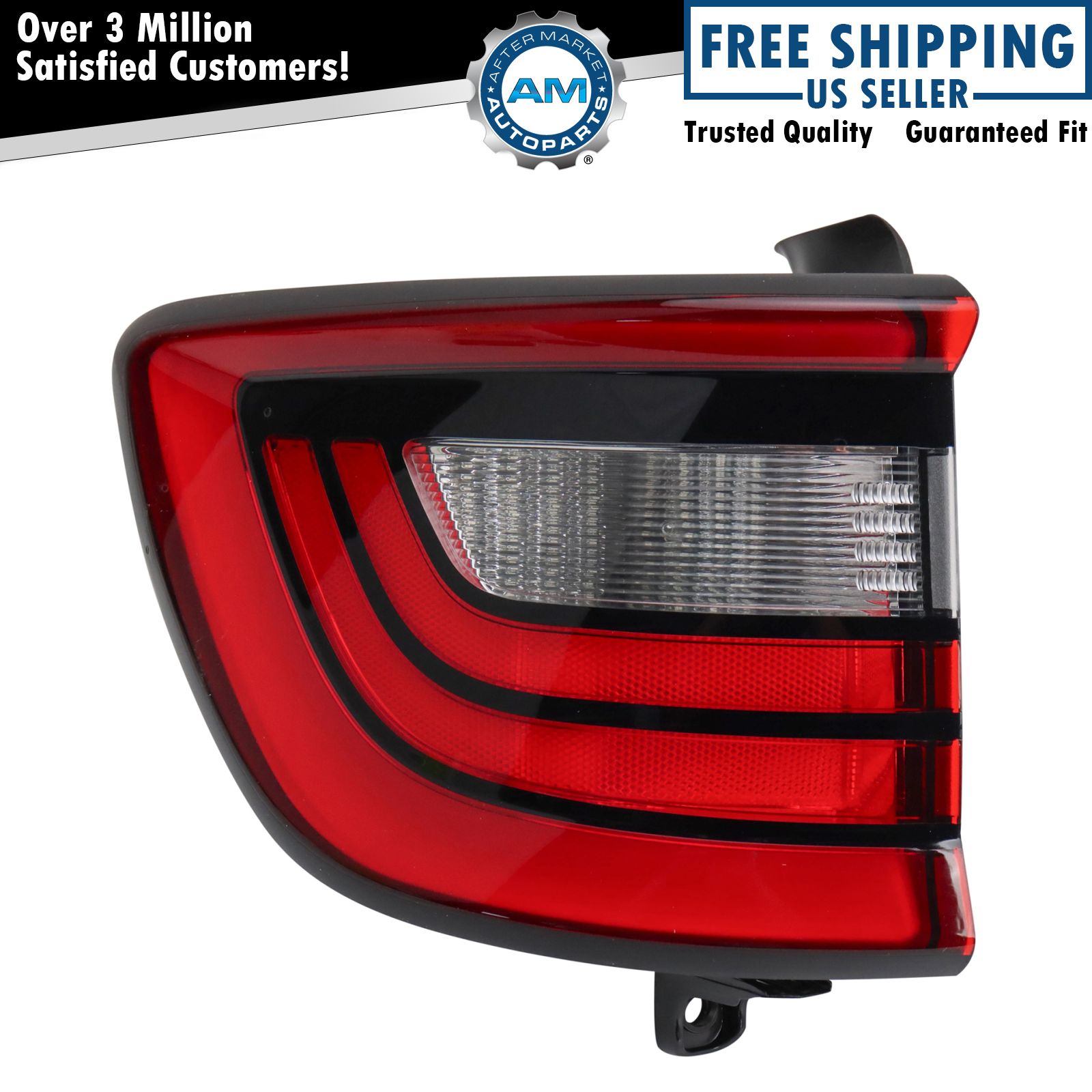Left Outer Tail Light Assembly For 2014-2022 Dodge Durango CH2800206