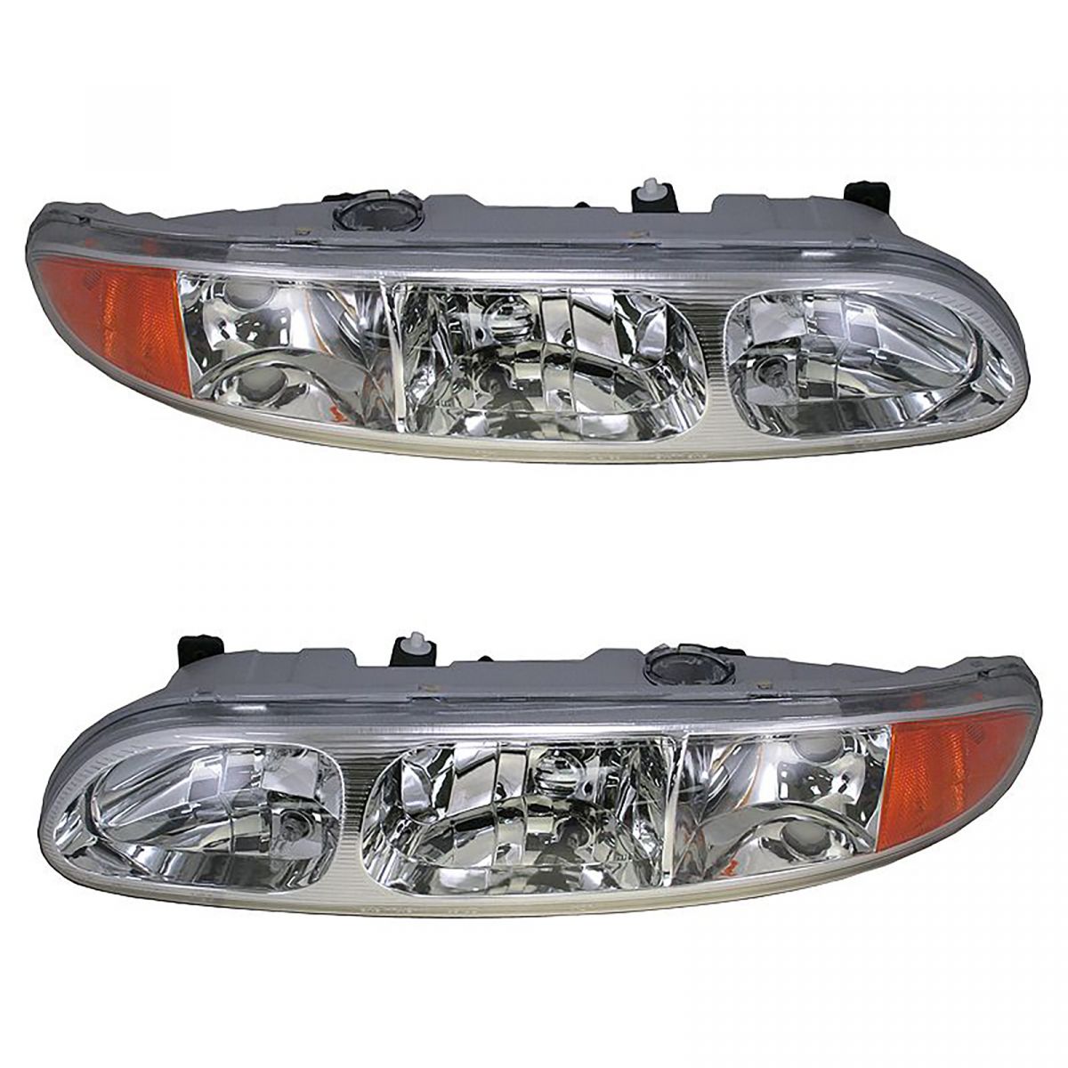 Headlights Headlamps Left & Right Pair Set NEW for 9904 Oldsmobile