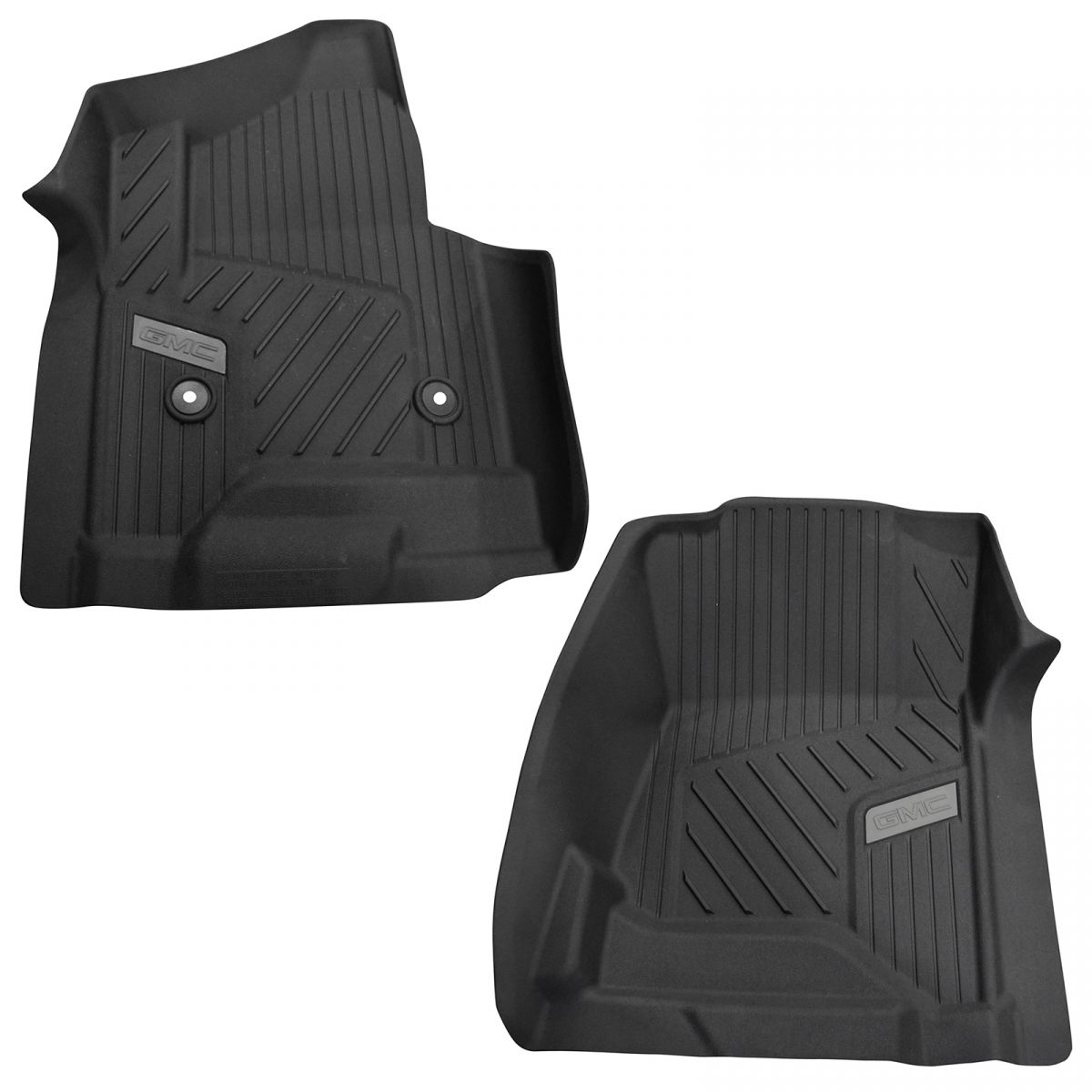 OEM All Weather Floor Mat Pair LH & RH Front Set for GMC Sierra Pickup