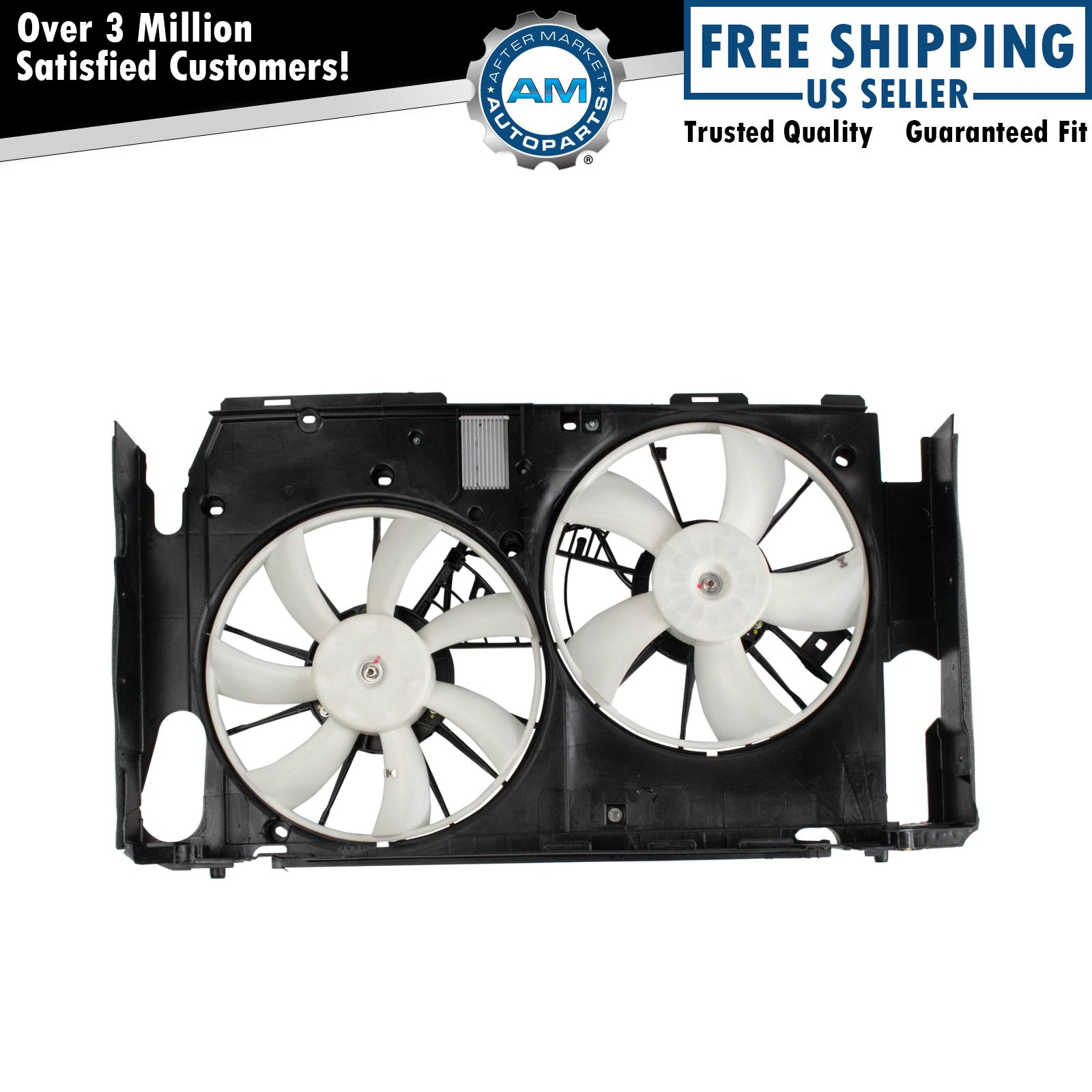 Radiator Cooling Fan Assembly Direct Fit for Toyota Rav4 V6 3.5L US Built