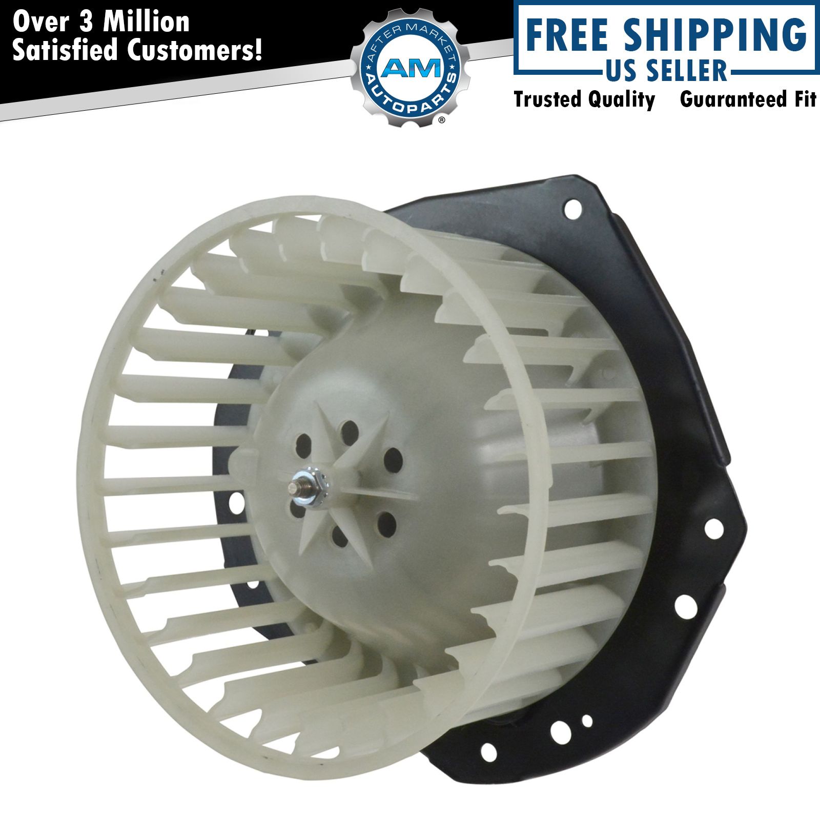 Heater Blower Motor with Fan Cage  Assembly for Chevy GMC Olds Pontiac Buick New