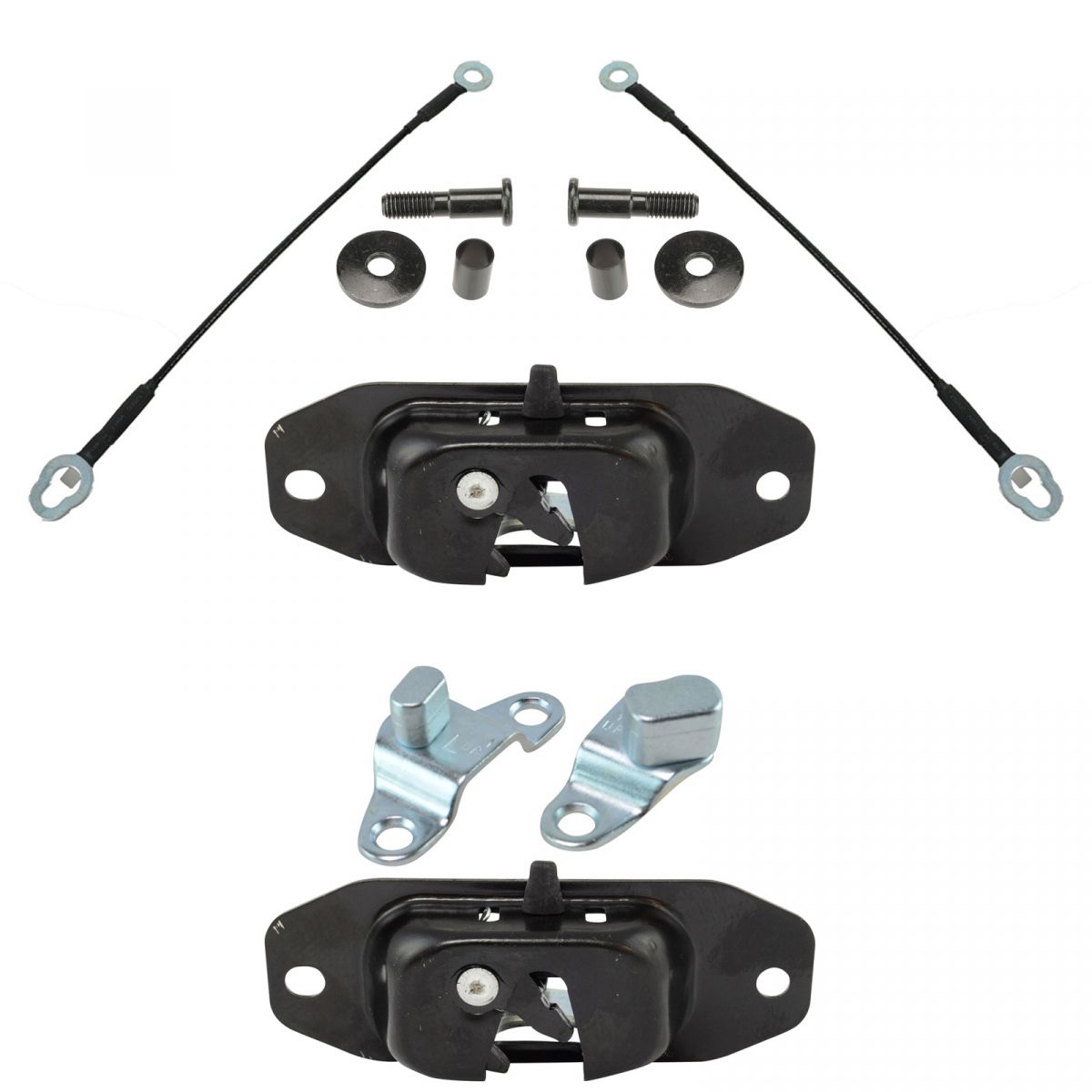 Tailgate Tail Gate Repair Kit w/ Latch Cable Hinge Striker Bolt for