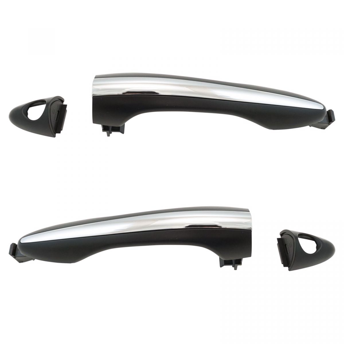 Front Exterior Outside Door Handle Pair Driver & Passenger Set for Kia