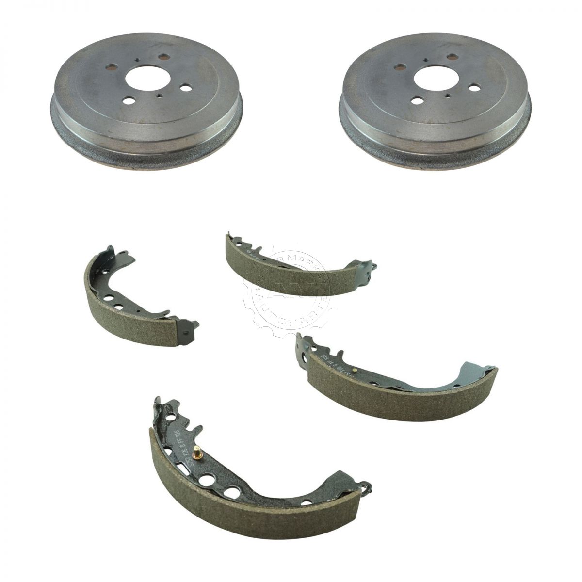 Rear Brake Drum & Shoe Kit LH Driver & RH Passenger Sides for Scion xA