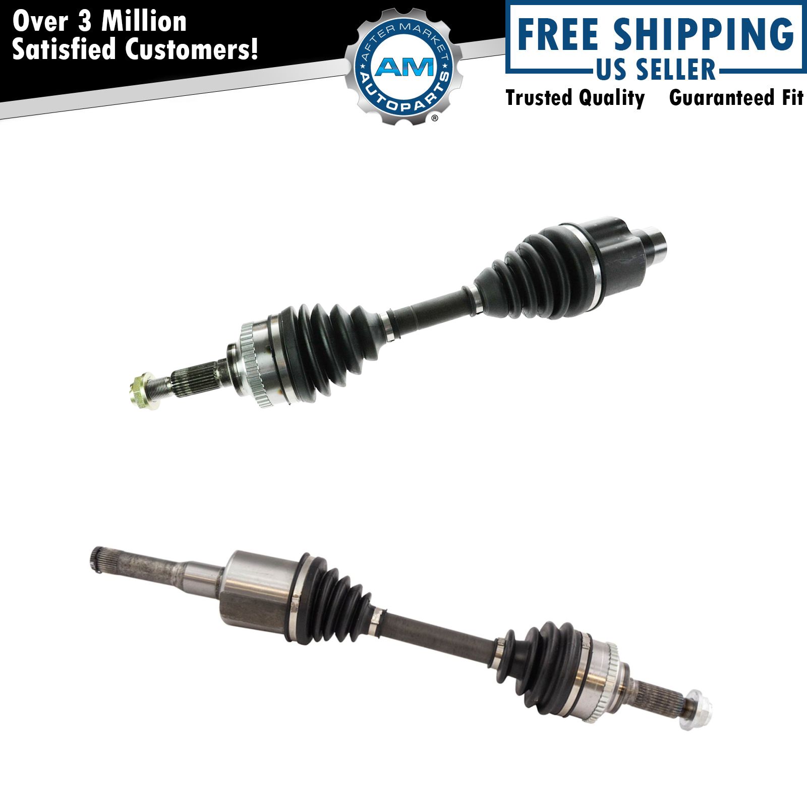 Front New Complete CV Axle Shaft Assembly Pair 2pc Set for Escape Tribute AT