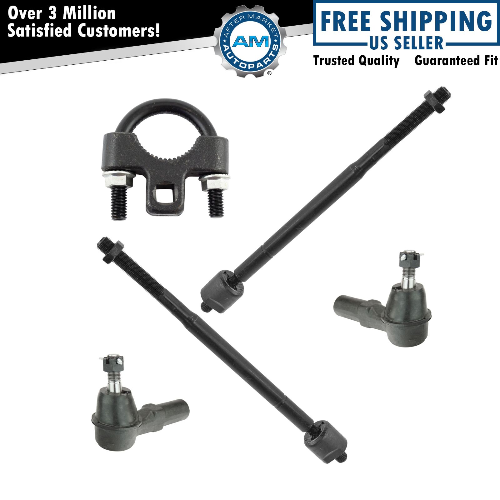 Front Inner & Outer Tie Rod End Set of 4 w/ Tool for Avalon Camry ES300 New