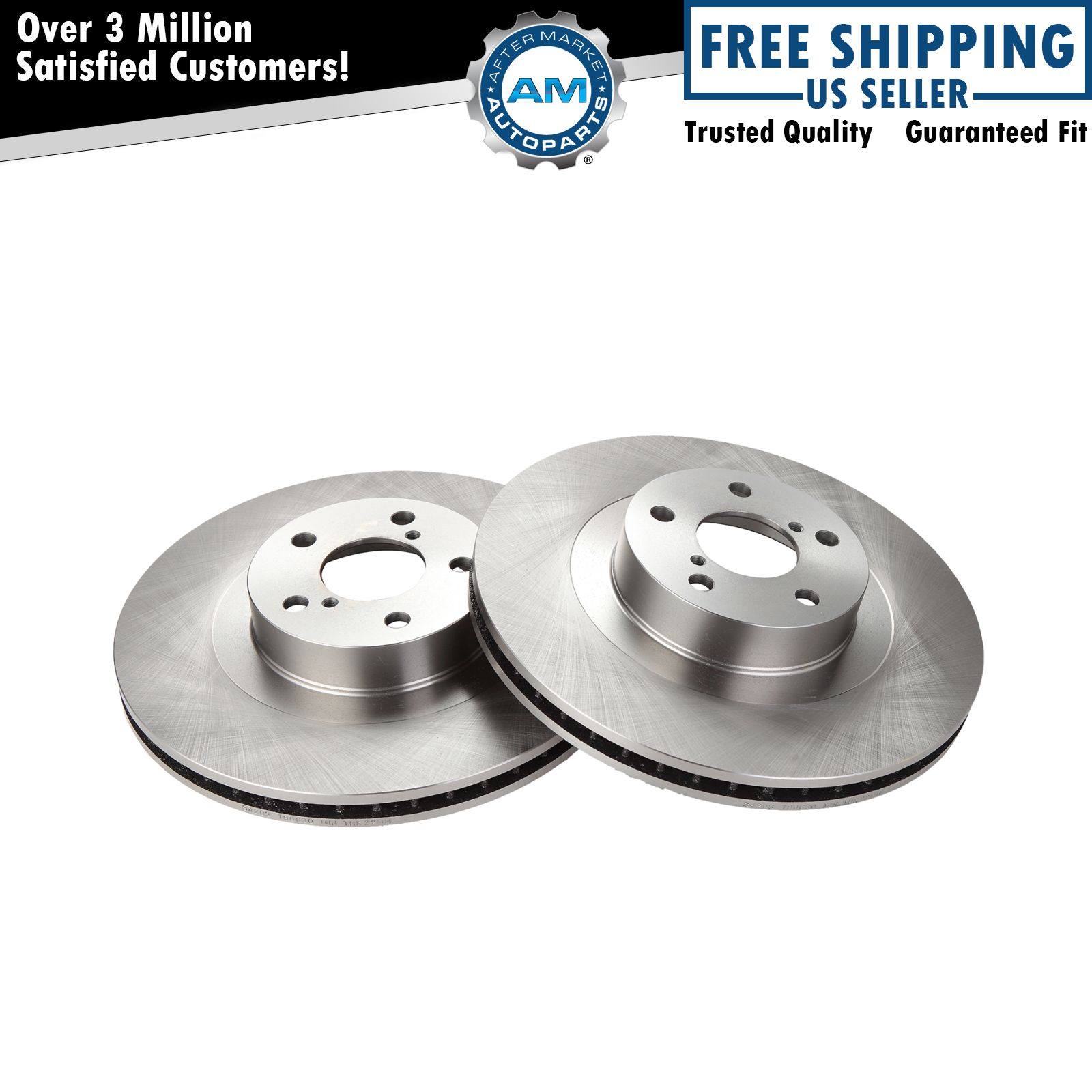 Front Brake Rotors Pair Kit for Subaru WRX Legacy GT Outback Baja