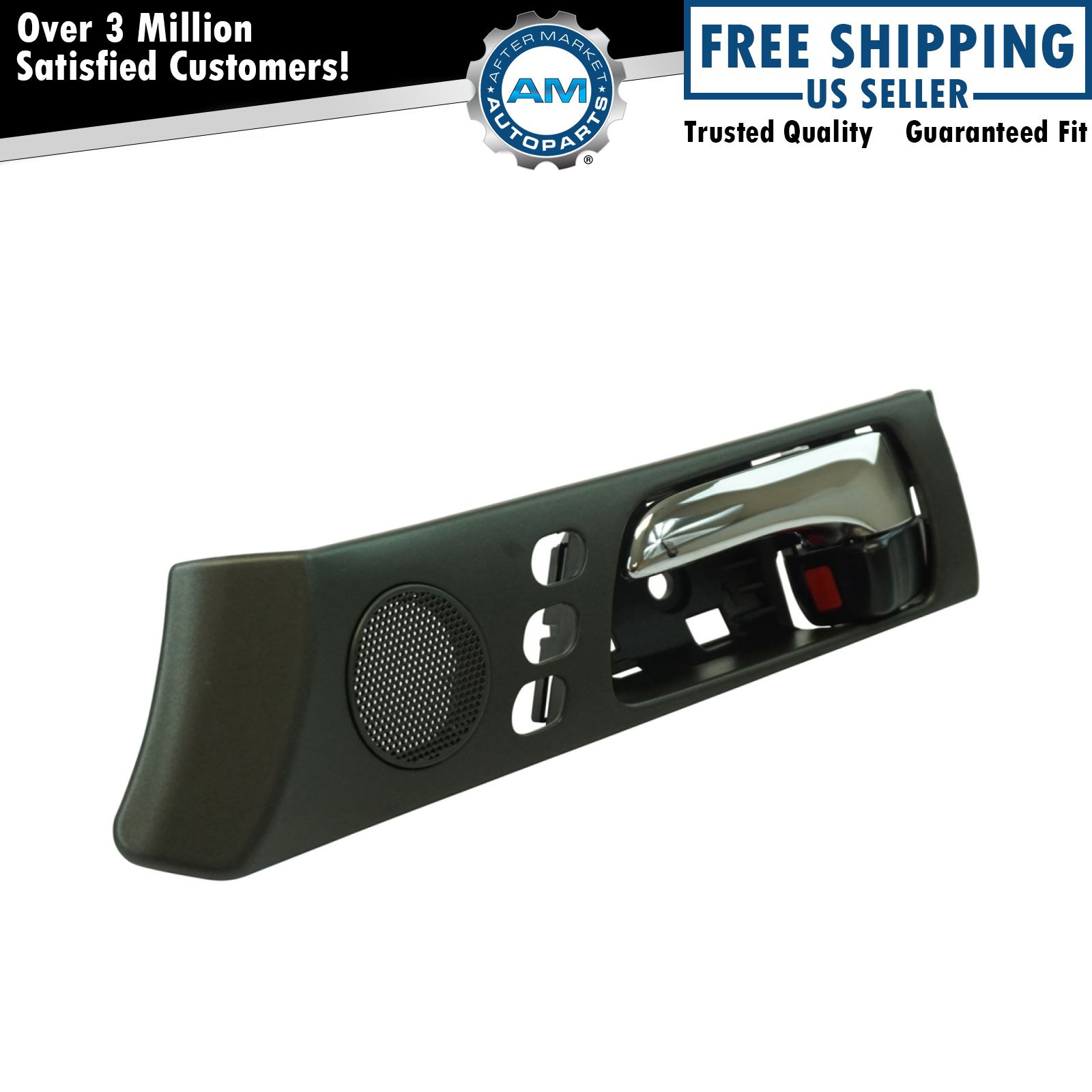 Front Inside Interior Door Handle LH Driver Black & Chrome for Lexus ES300 ES330