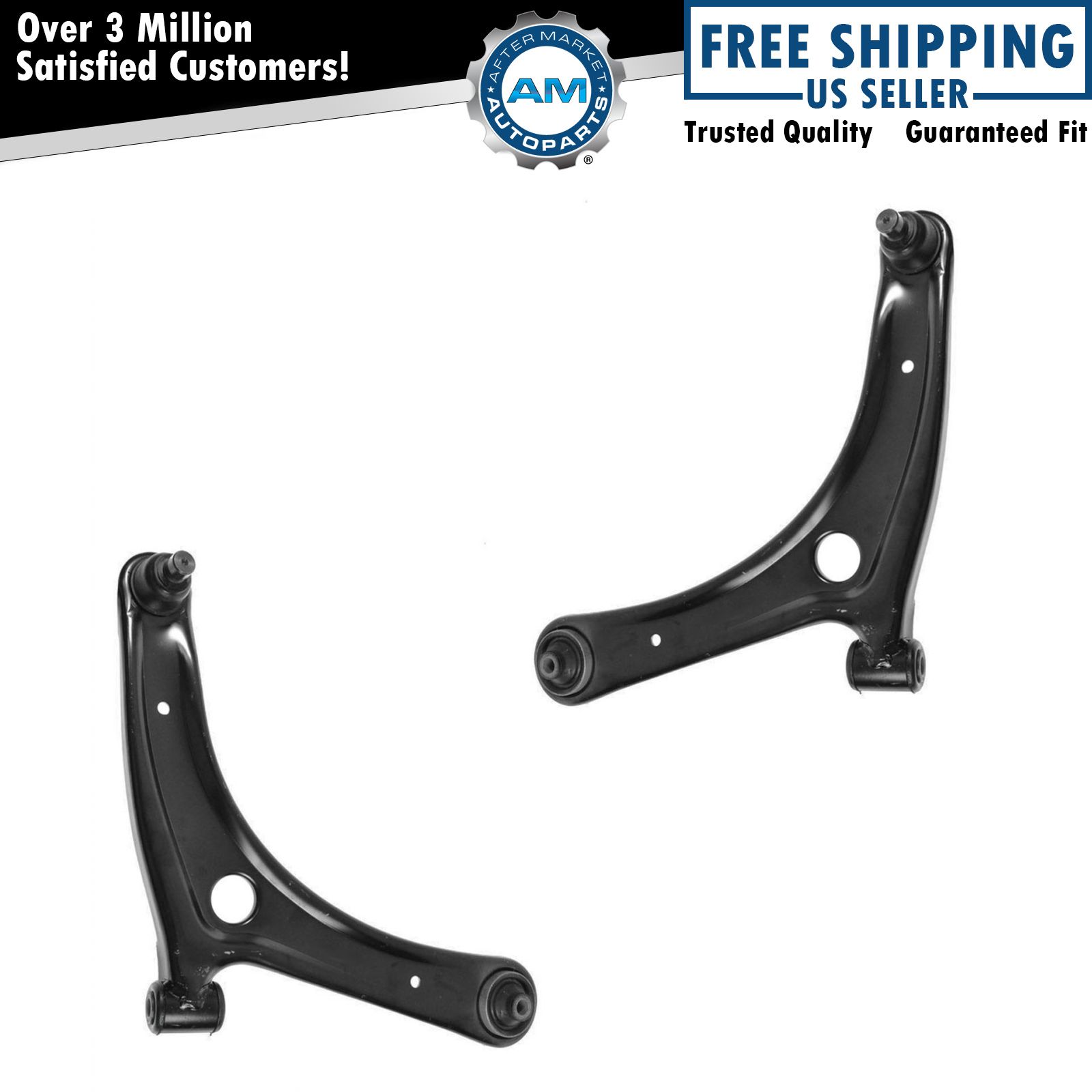 Front Lower Control Arms w/ Ball Joints Pair Set NEW for Caliber Compass Patriot