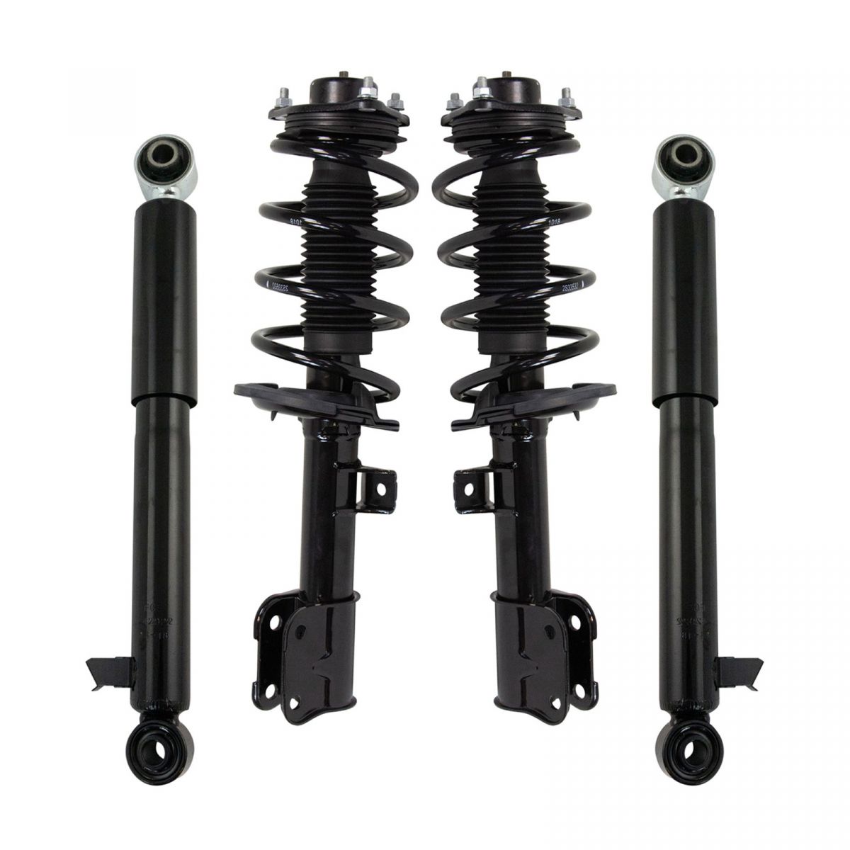 Front Rear Loaded Complete Strut Shock Spring Assembly Kit Set 4pc for ...