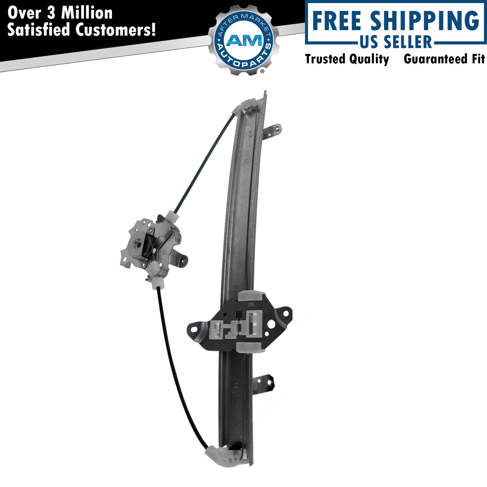 Power Window Regulator Front LH Left Driver Side for 0207 Mitsubishi