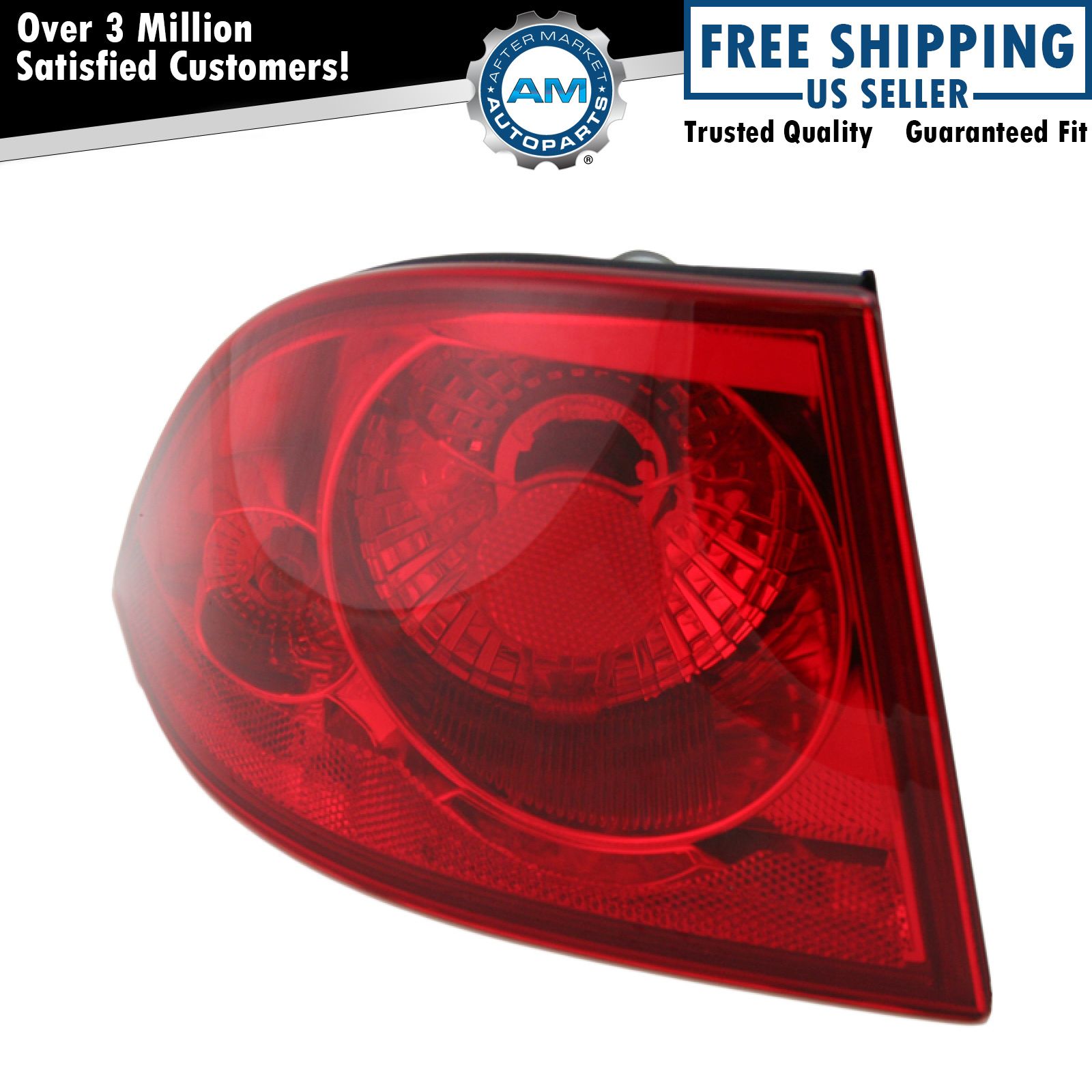 Left Outer Tail Light Assembly For 2006-2011 Buick Lucerne GM2818177