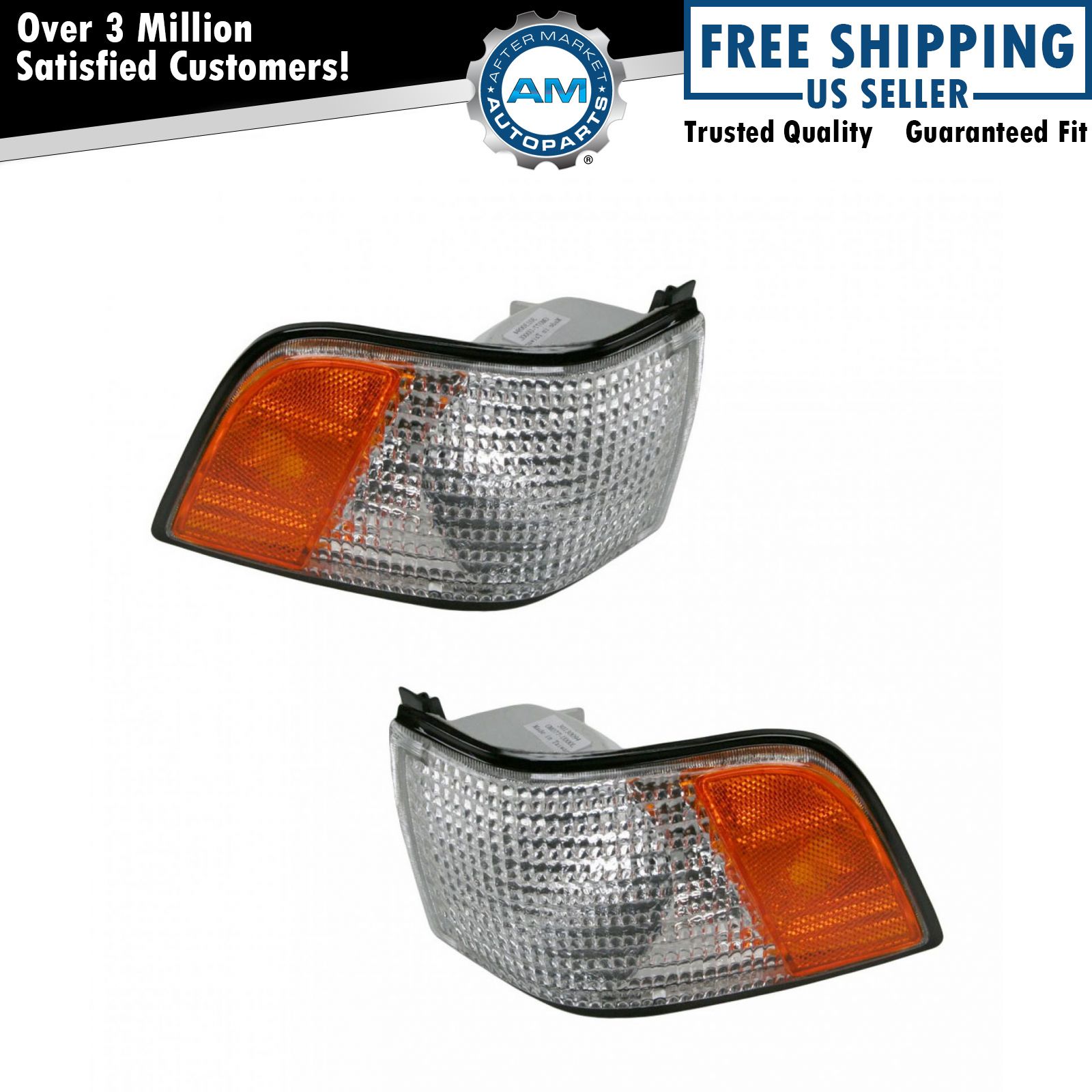 Corner Side Marker Turn Signal Parking Light Lamp Pair Set for 91-96 Century