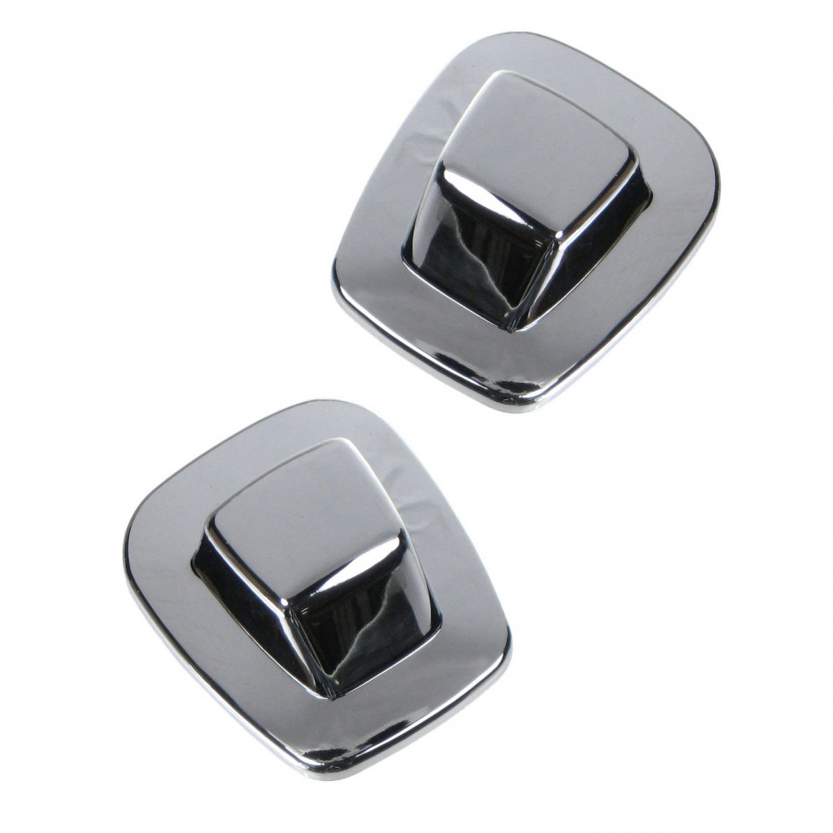 chrome license plate light