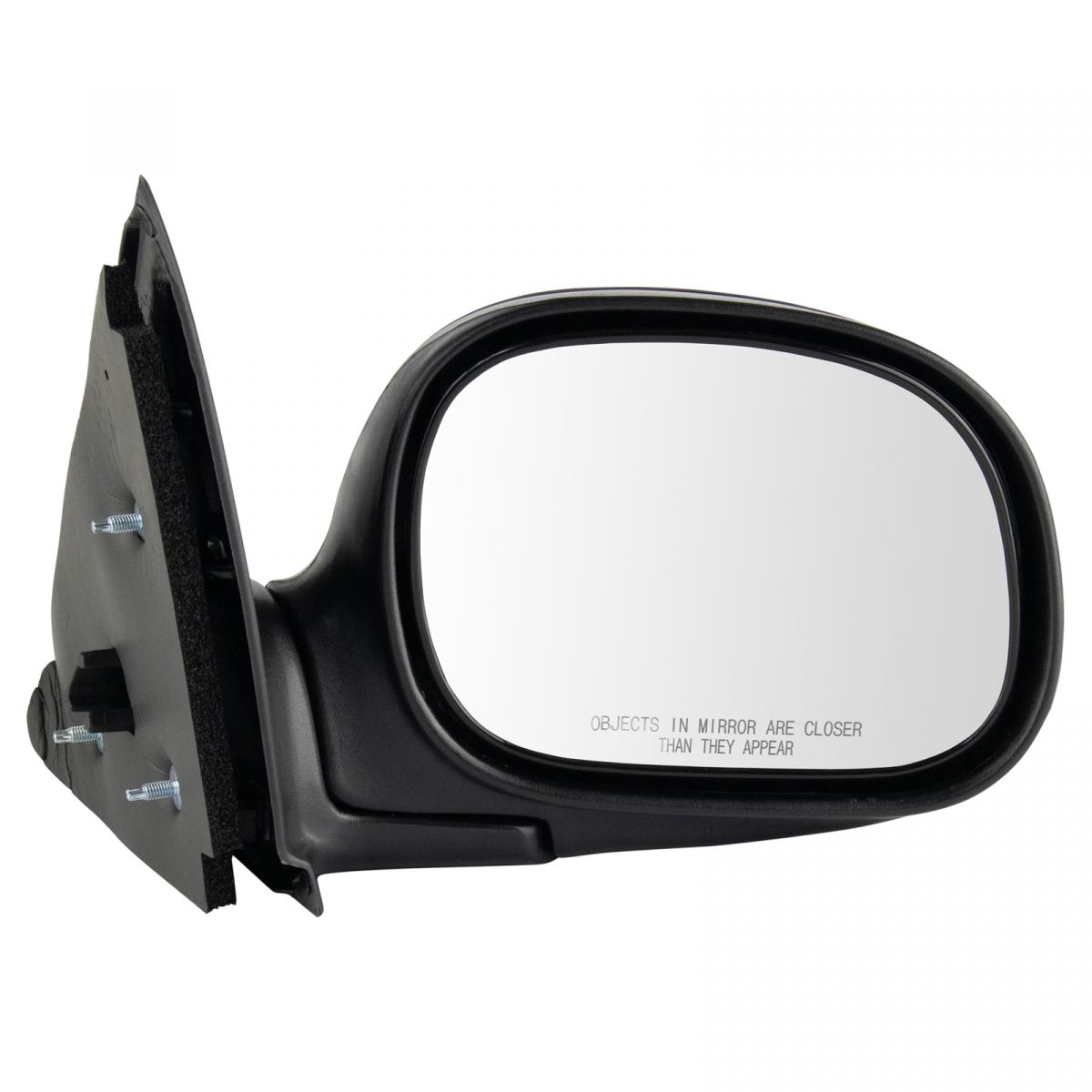 Black Folding Manual Side View Mirror Passenger Right RH for F150 F250