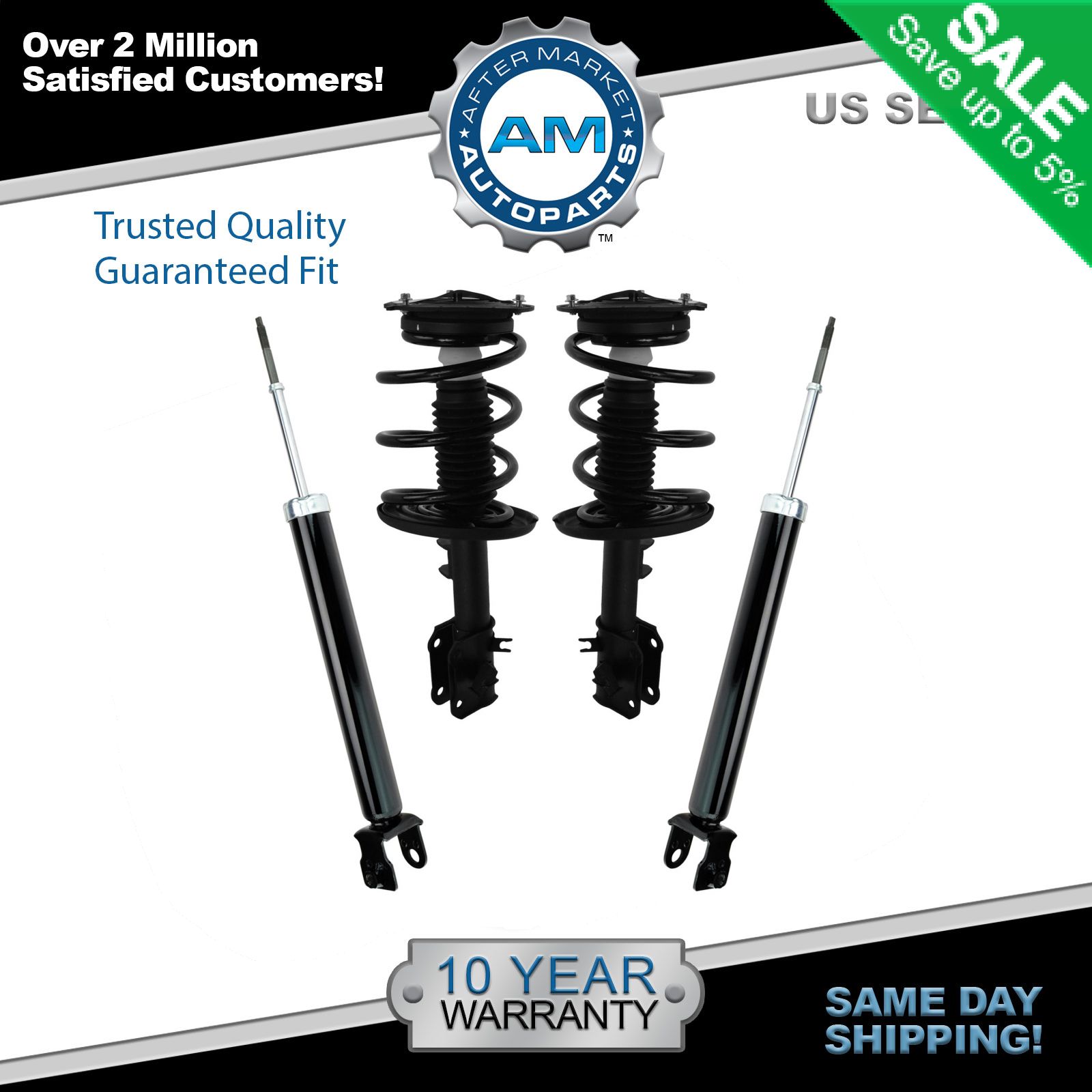 Struts & Shock Absorber 4pc Kit for 0712 Nissan Altima eBay