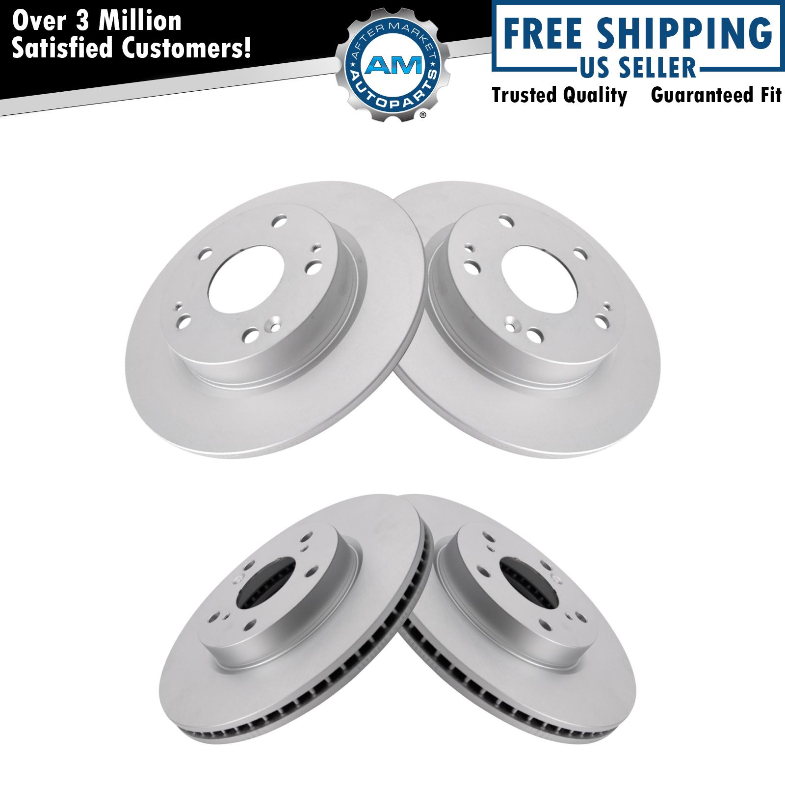<b>4 Piece Brake Rotor Set</b>