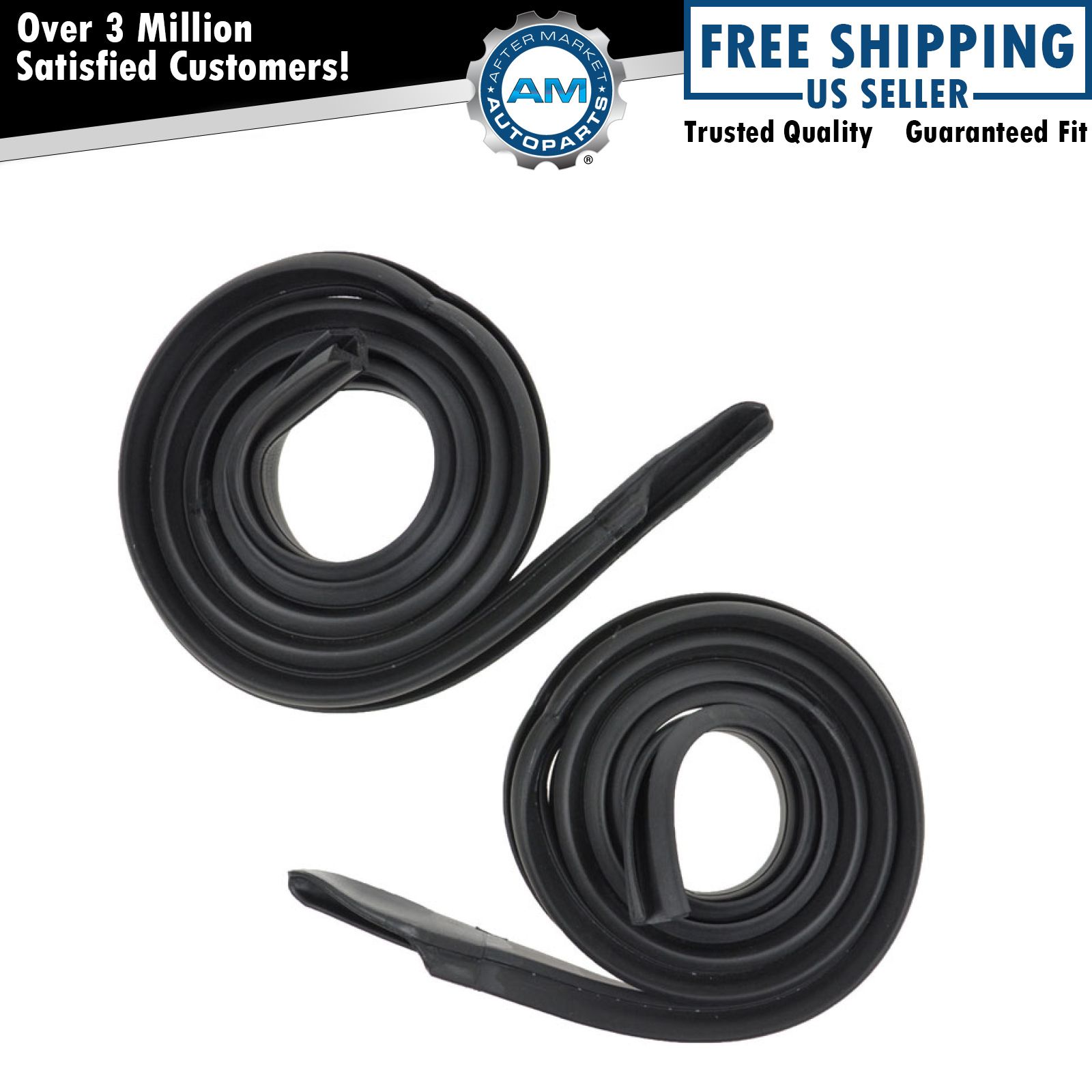 Roofrail Roof Rail Weatherstrip Seal Pair for Charger Coronet GTX Roadrunner