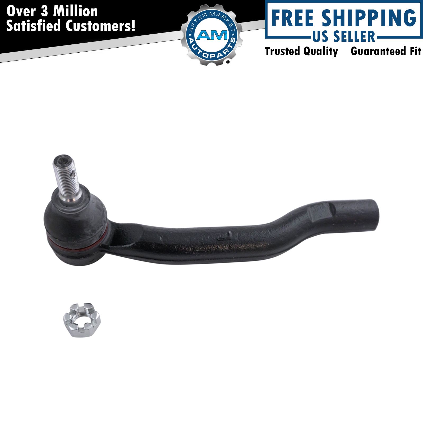 Front Left Outer Tie Rod For 2013-2018 Toyota Avalon 2012-2017 Camry