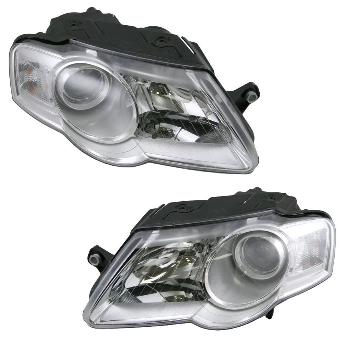 Headlights Headlamps Left & Right Pair Set NEW for 06-10 Volkswagen ...