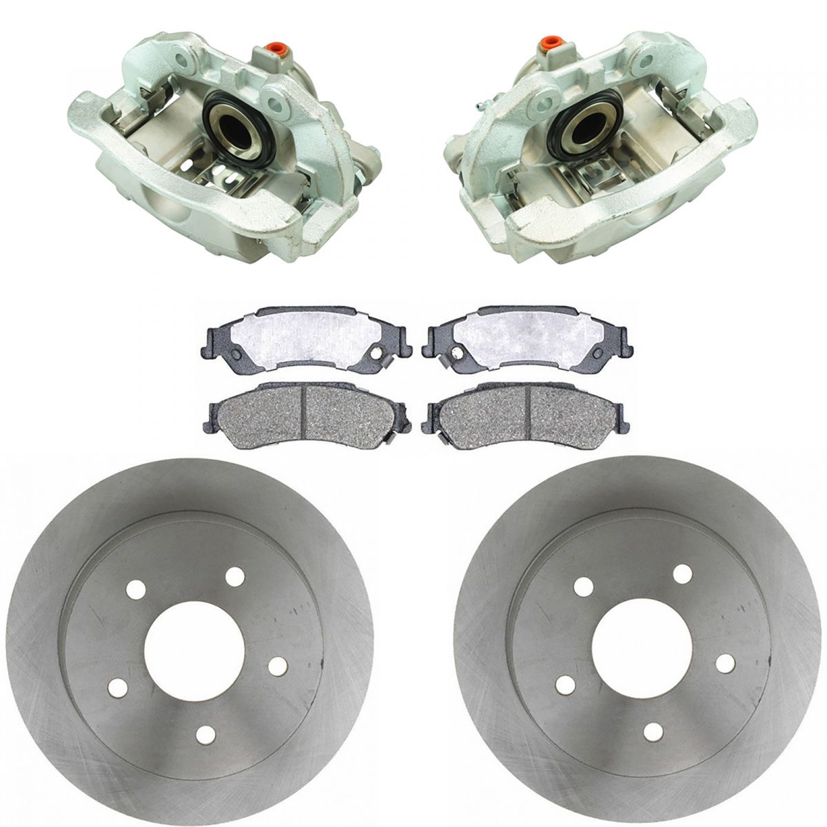 Raybestos NEW Disc Brake Caliper, Ceramic Pad & Rotor Rear Kit for