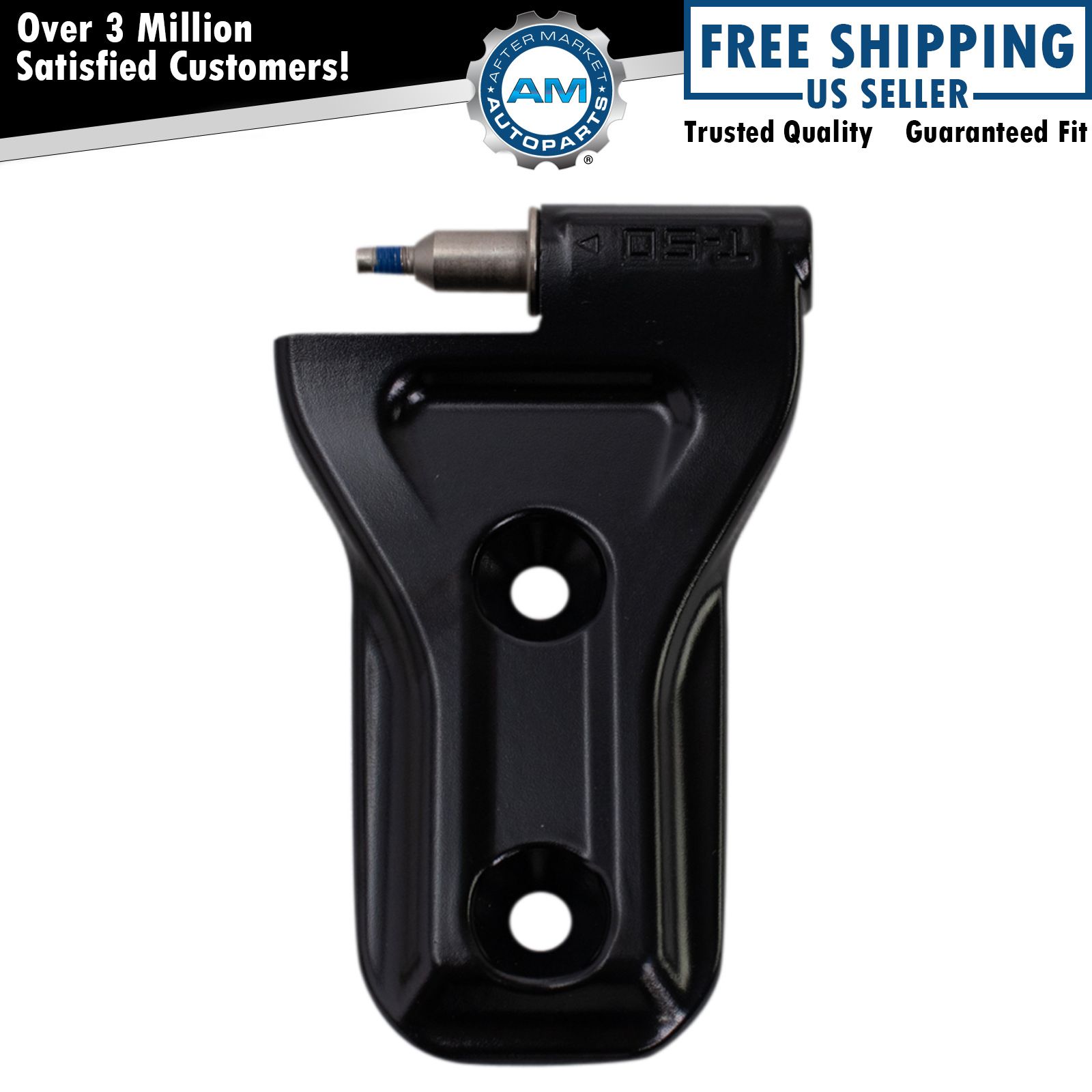 Front or Rear Lower Door Hinge LH Side Black for Jeep Wrangler Gladiator