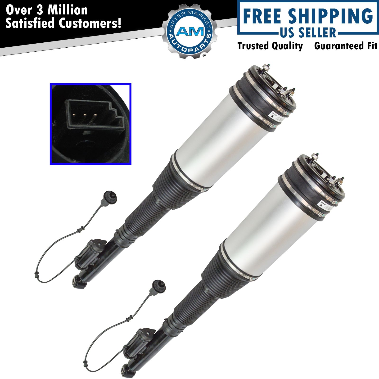 Rear Air Shock Strut Assembly LH & RH Kit Pair Set of 2 for Mercedes W220 New