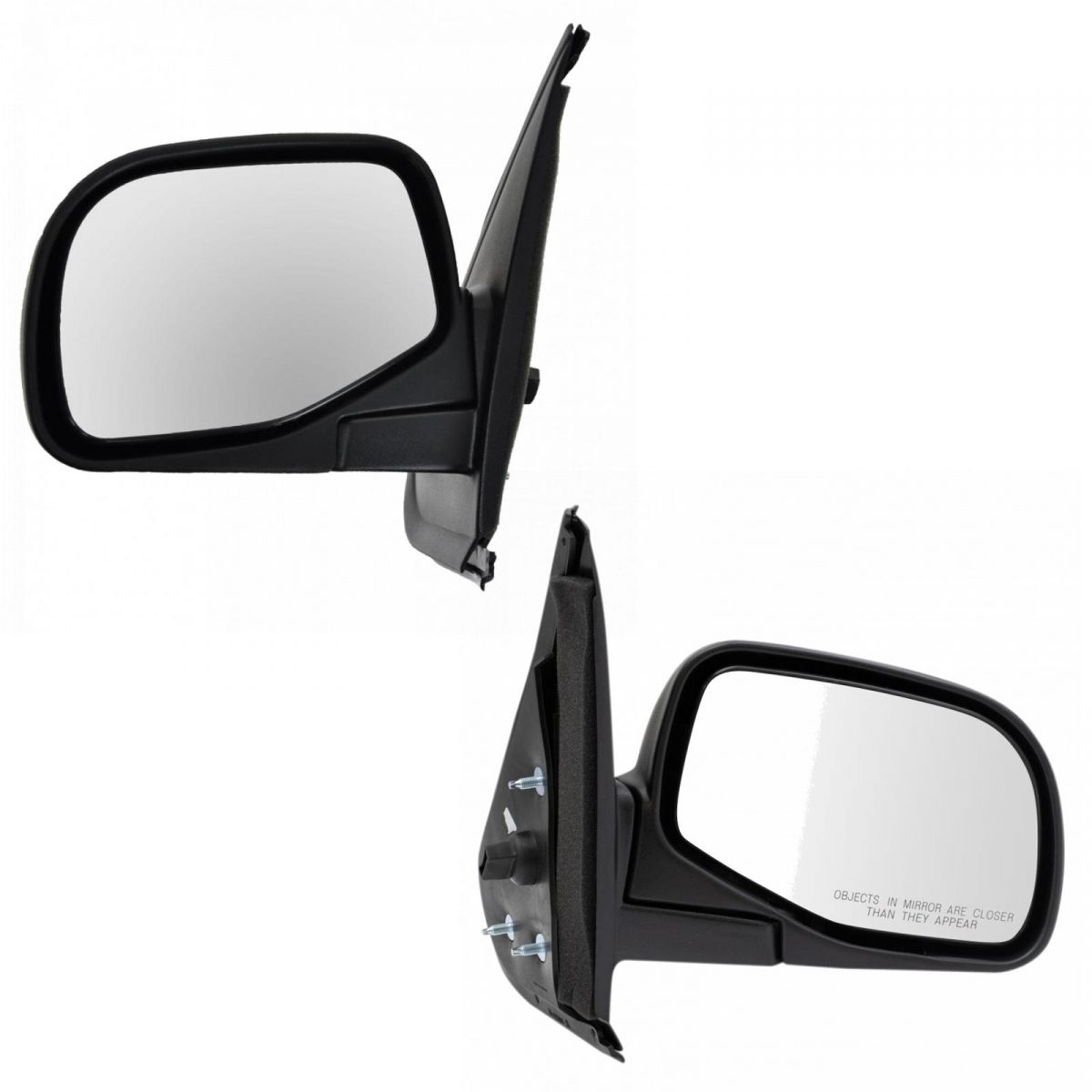 Folding Manual Side View Mirrors Left & Right Pair Set of 2 for 9501