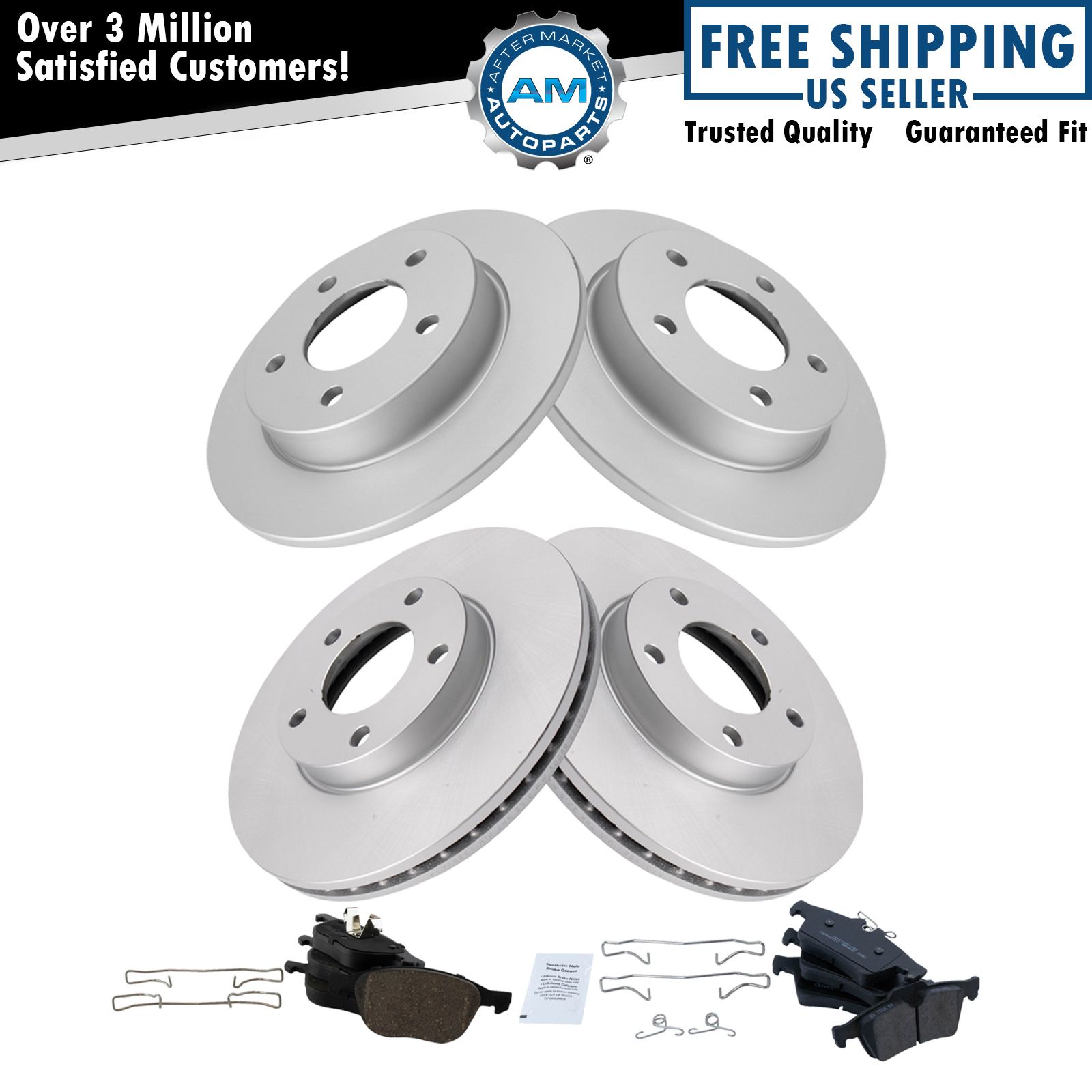 <b>Ceramic Brake Pad & Rotor Kit</b>