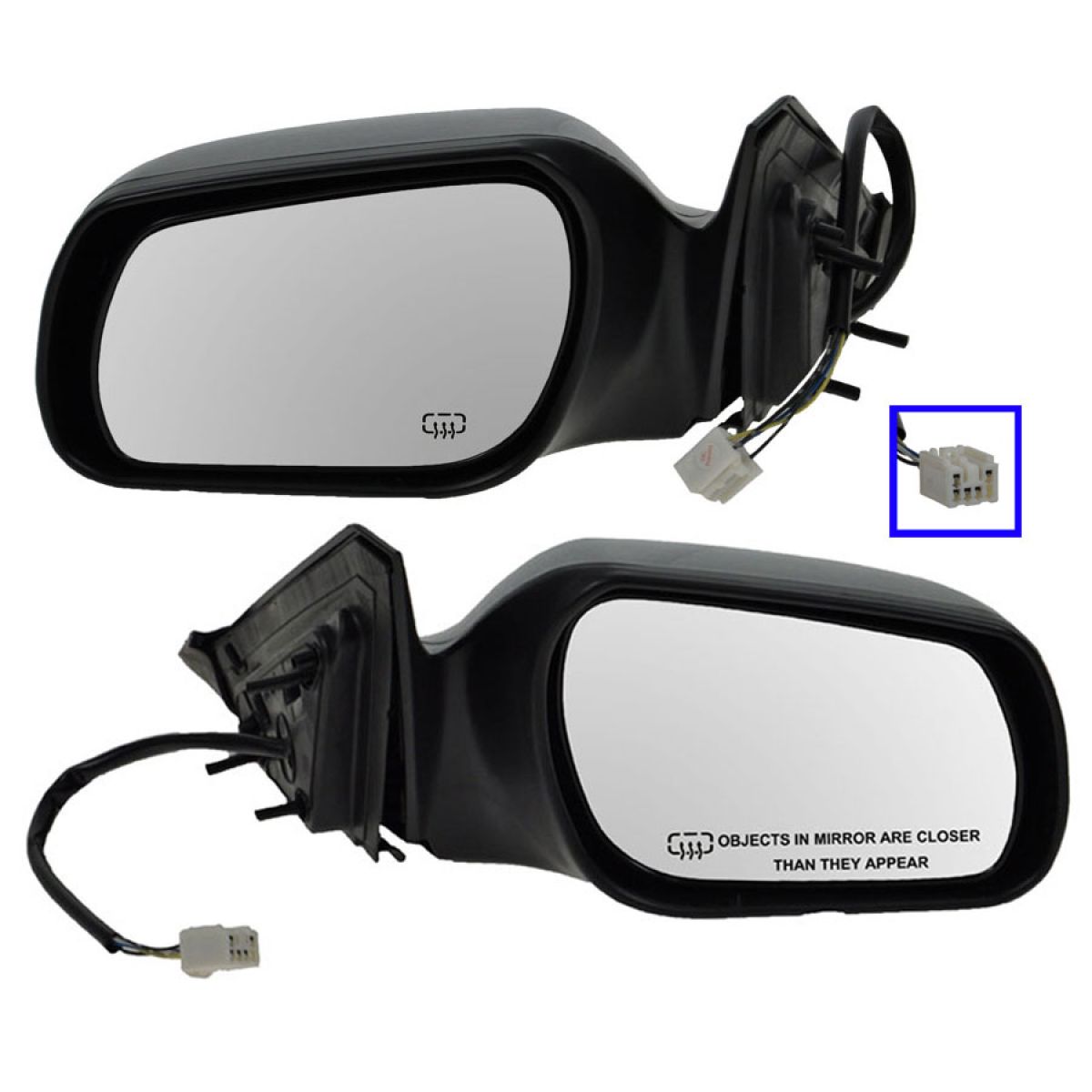 Power Heated Side Mirror Left LH & Right RH Pair Set for 0308 Mazda 6