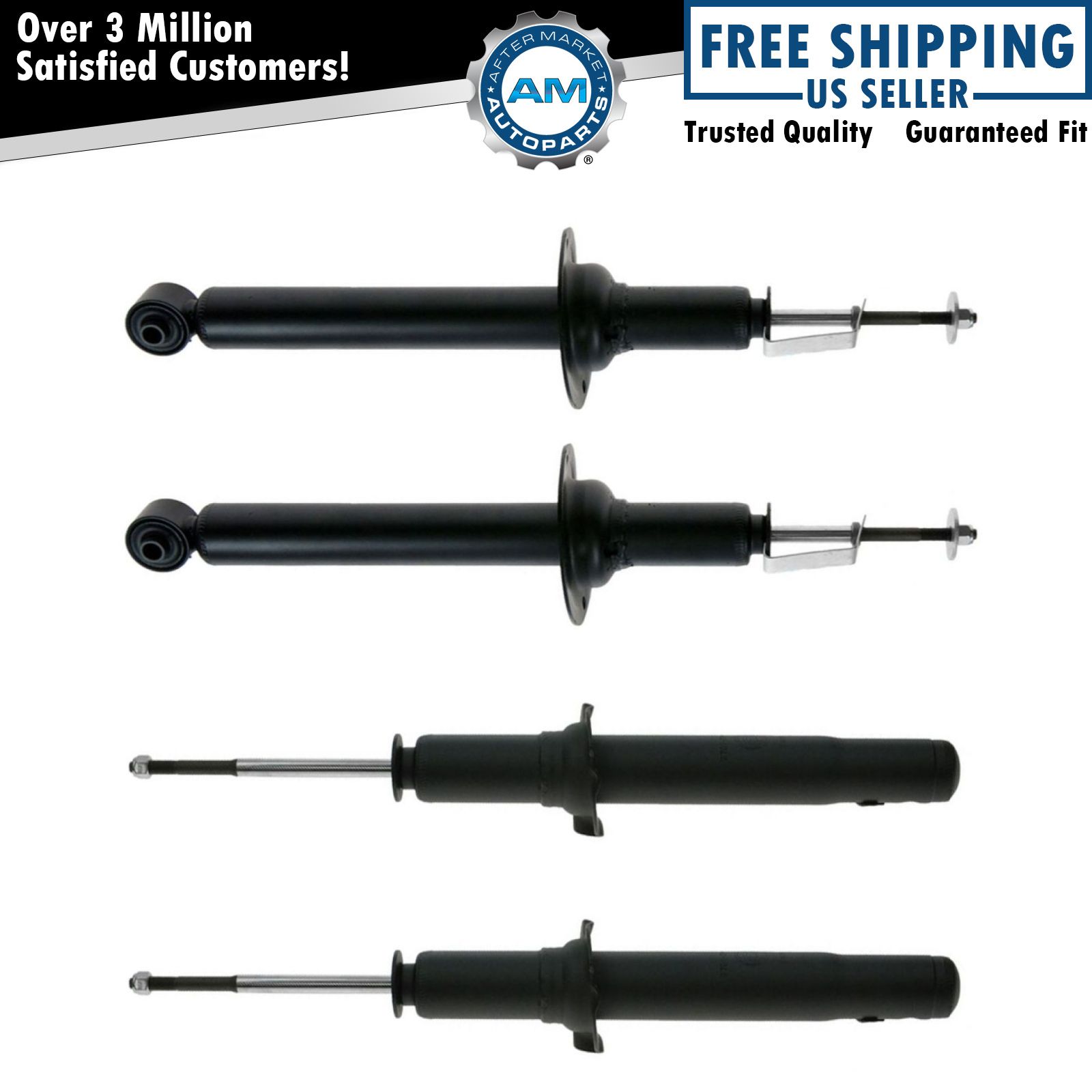 Front & Rear Shock Absorber Strut Kit Set of 4 for Acura TL Honda Accord