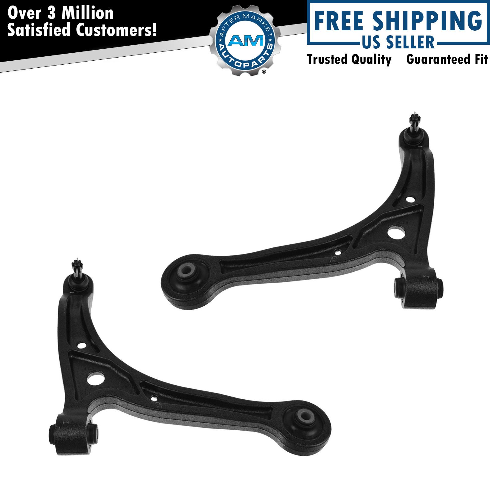 Front Lower Control Arms w/ Ball Joints Pair Set NEW for 99-04 Honda Odyssey
