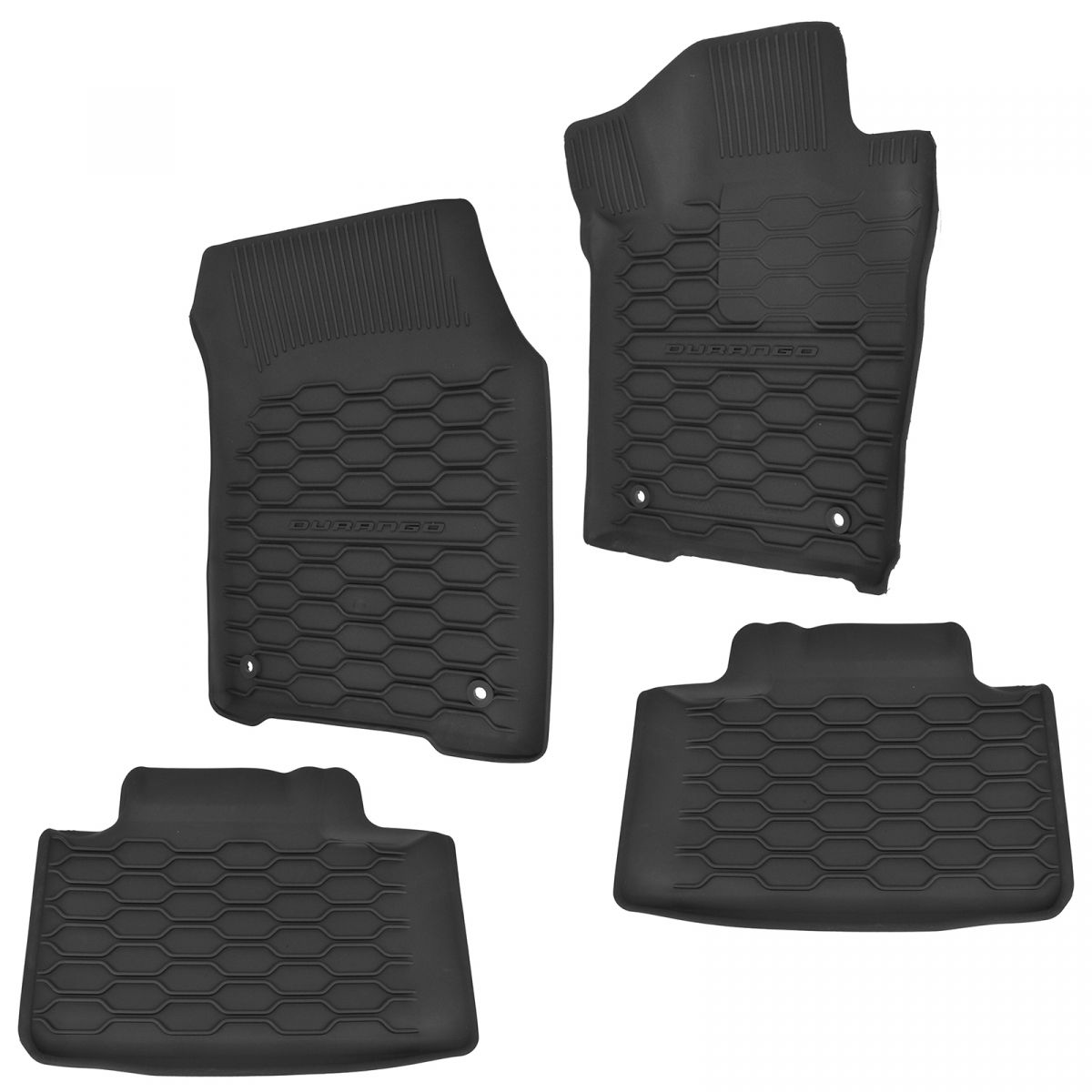 Oem Floor Mat Black Rubber Kit Set Of 4 For Dodge Durango Mopar Ebay