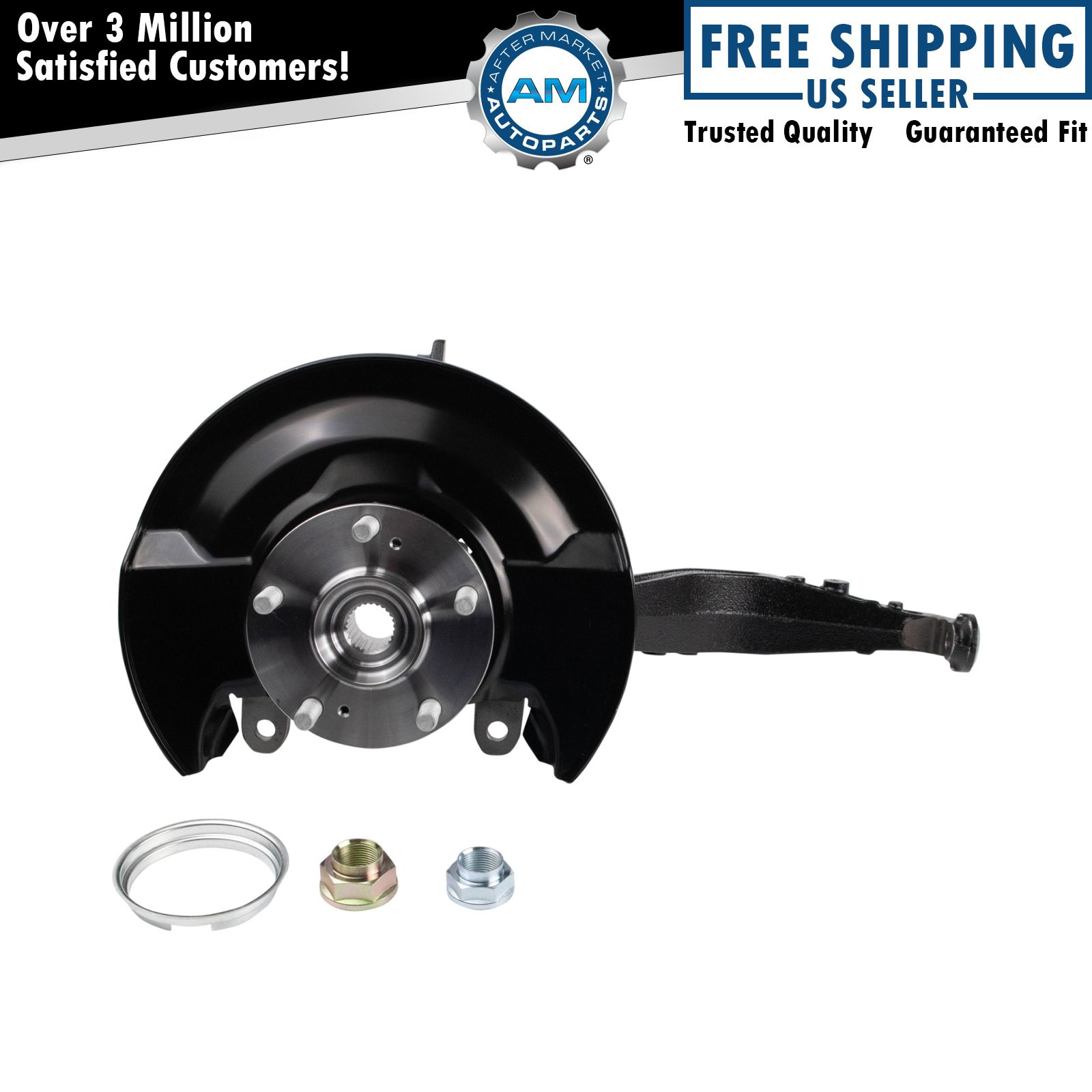 Front Wheel Bearing & Hub Assembly with Knuckle RH for Honda Accord 2.4L