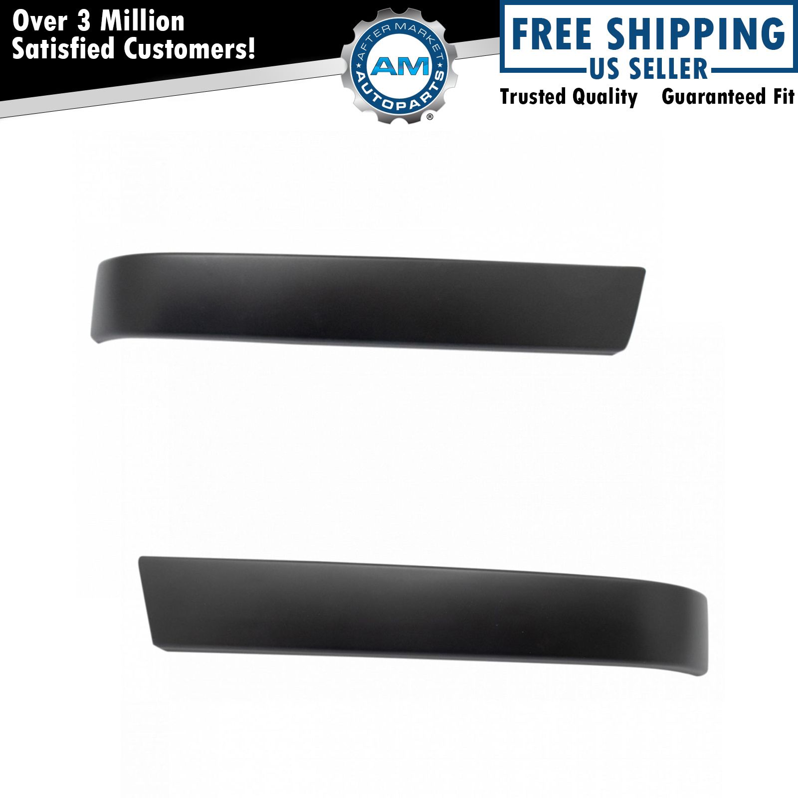 Front Grille Trim Molding LH RH Kit Pair Paint to Match for Chevrolet Silverado
